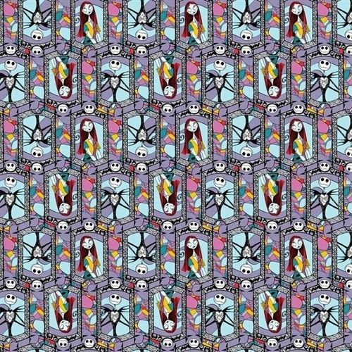 Infant & Toddler Girl's NIGHTMARE BEFORE CHRISTMAS JACK & SALLY Boho Style One Piece Romper