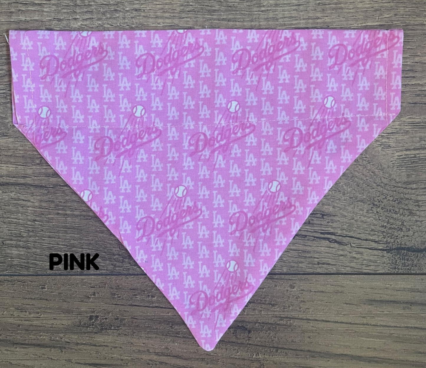 LA DODGERS BASEBALL INSPIRED CAT AND DOG BANDANAS Easy Slide over Collar