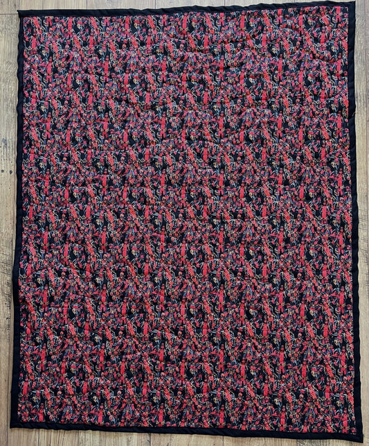 DEADPOOL MARVEL SUPERHERO INSPIRED QUILTED BLANKET