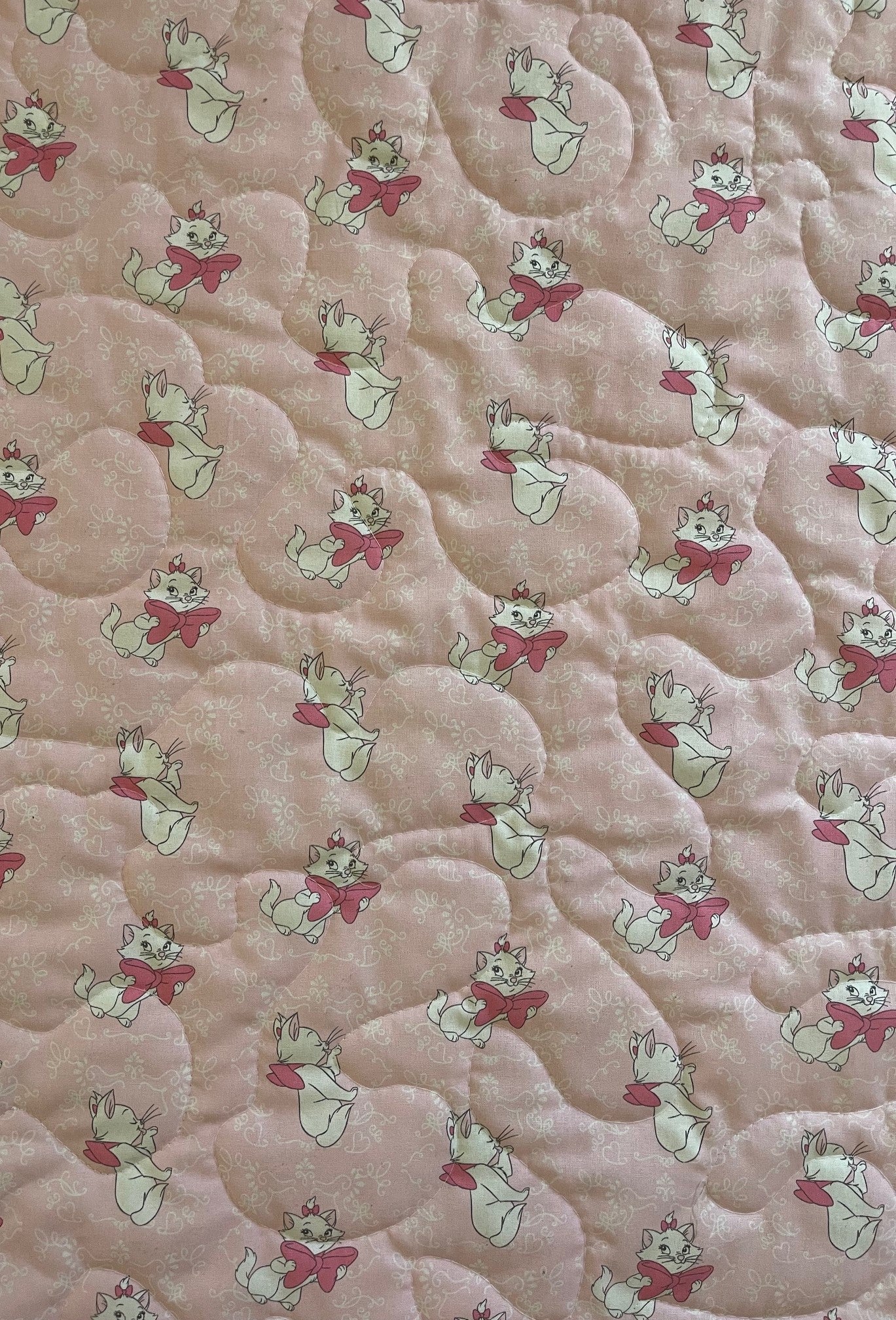 Walt Disney's THE ARISTOCATS Inspired Quilted Blanket Cats Marie