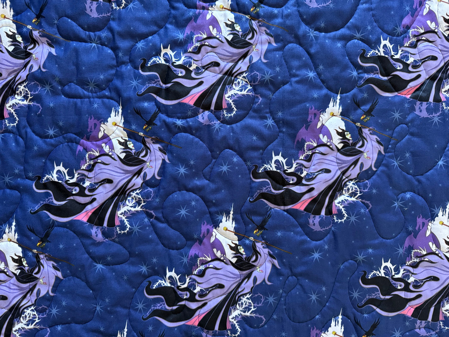 MALEFICENT SLEEPING BEAUTY VILLAIN INSPIRED QUILTED BLANKET