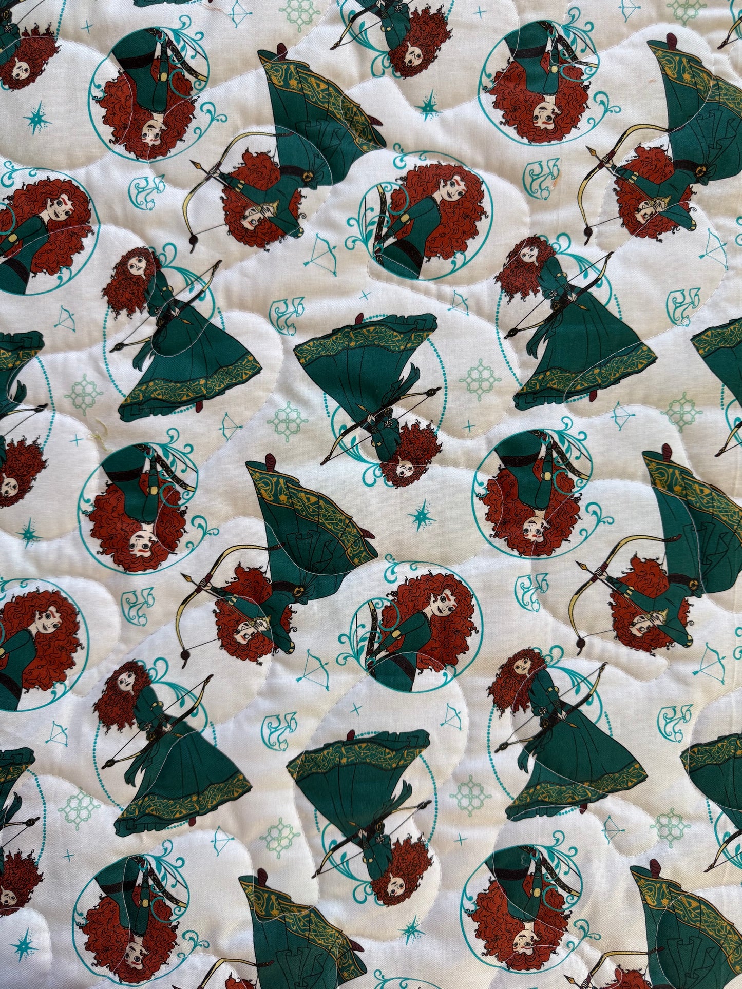 MERIDA BRAVE BE YOUR OWN HERO Quilted Blanket