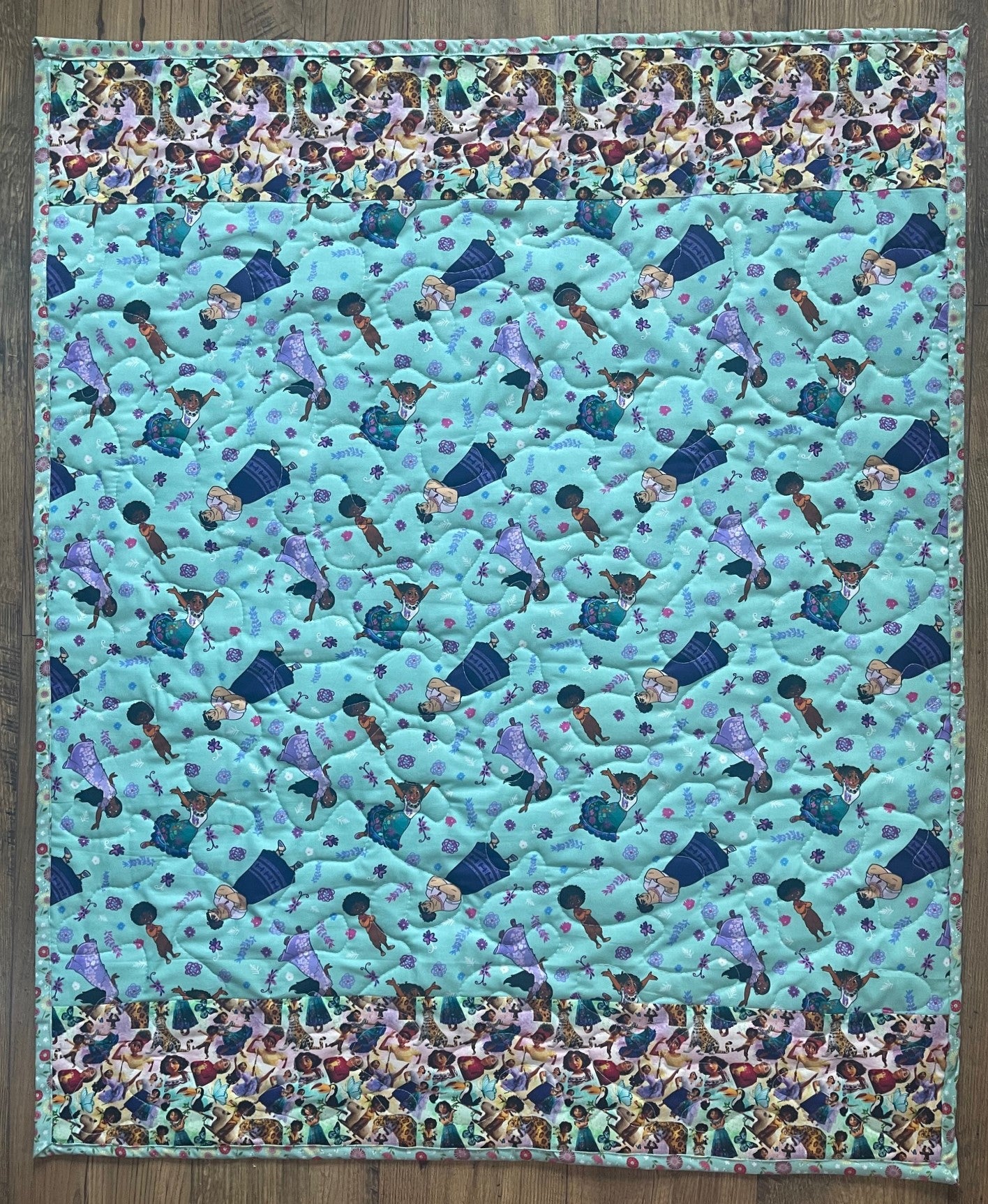 ENCANTO MOVIE CHARACTERS INSPIRED QUILTED BLANKET