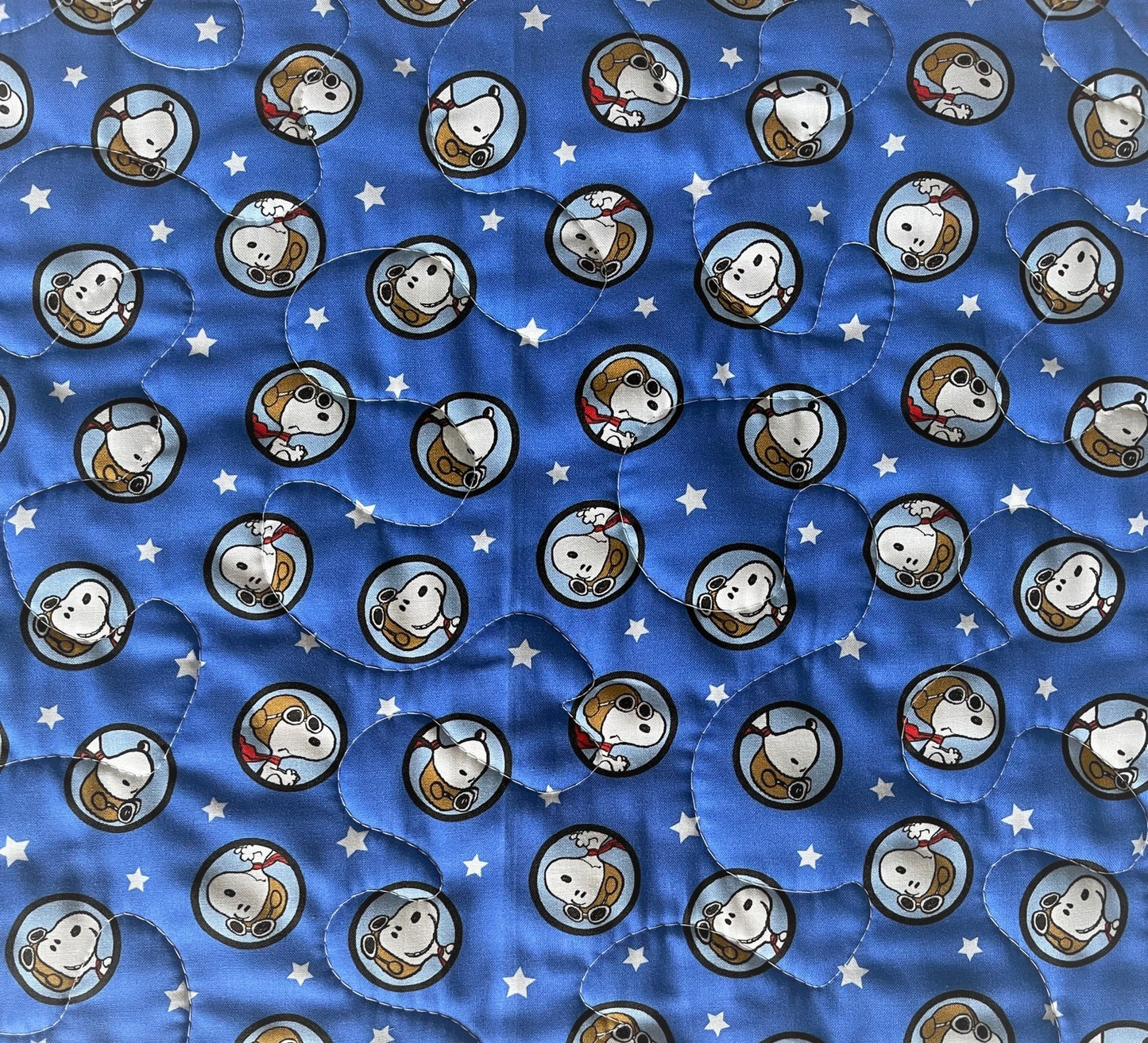 PEANUTS SNOOPY RED BARON Inspired "SNOOPY FLYING ACE" Quilted Blanket 36"X44"
