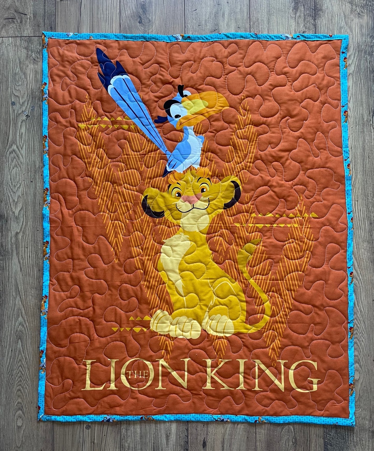 THE LION KING Inspired Baby Child Quilted Blanket