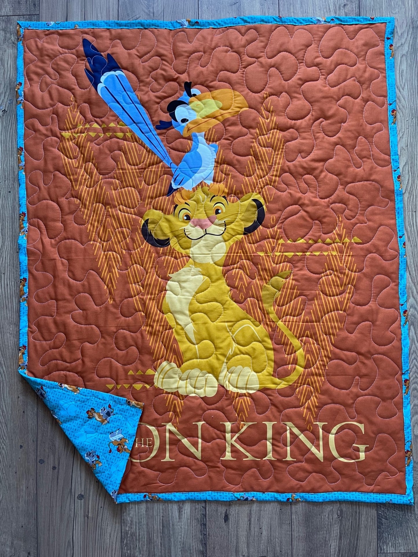 THE LION KING Inspired Quilted Blanket