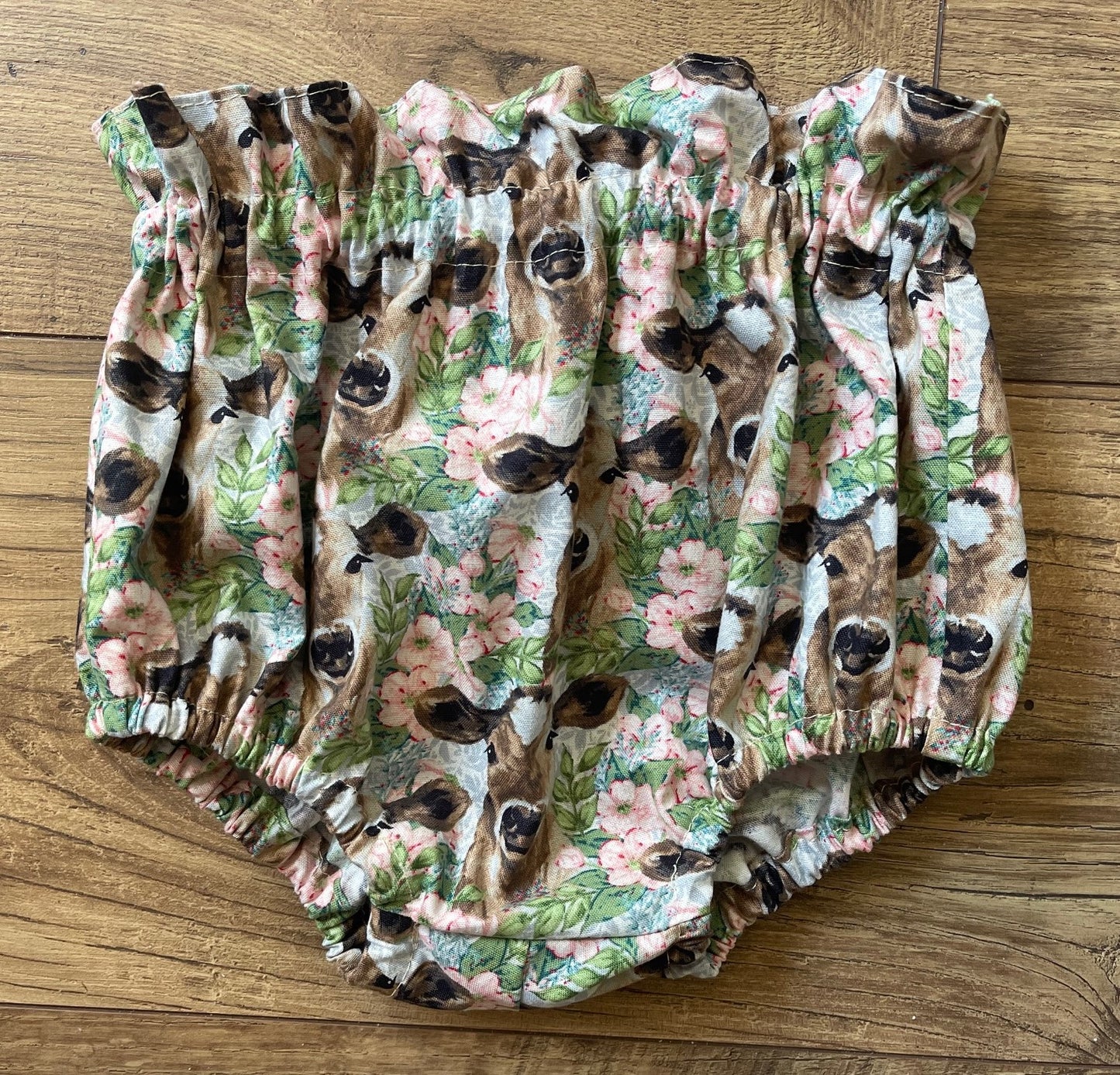 Baby Diaper Cover Floral Cow Infant & Toddler Boho High Rise Bloomers