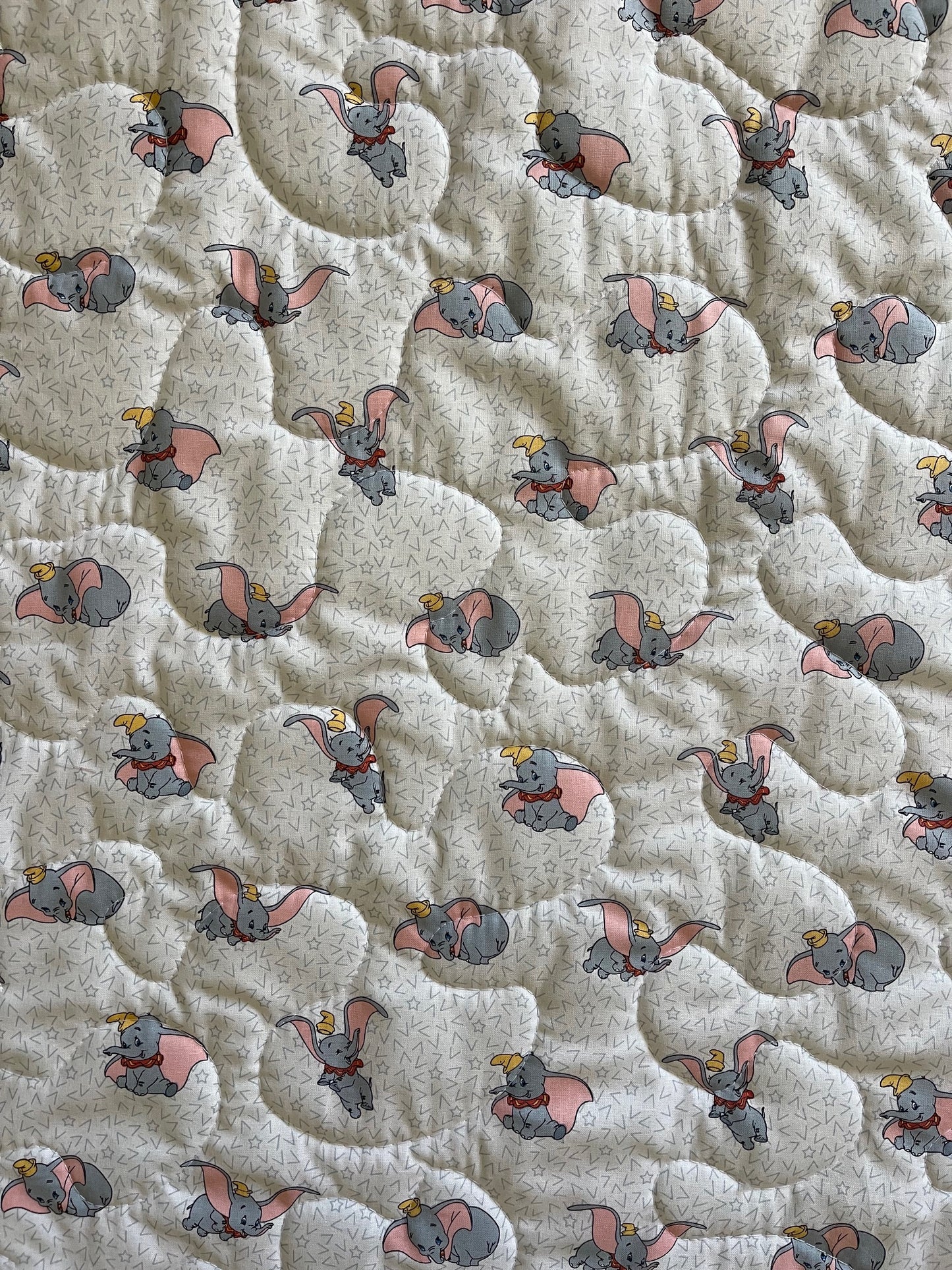 DUMBO OUR LITTLE MIRACLE Pastel Inspired Quilted Blanket
