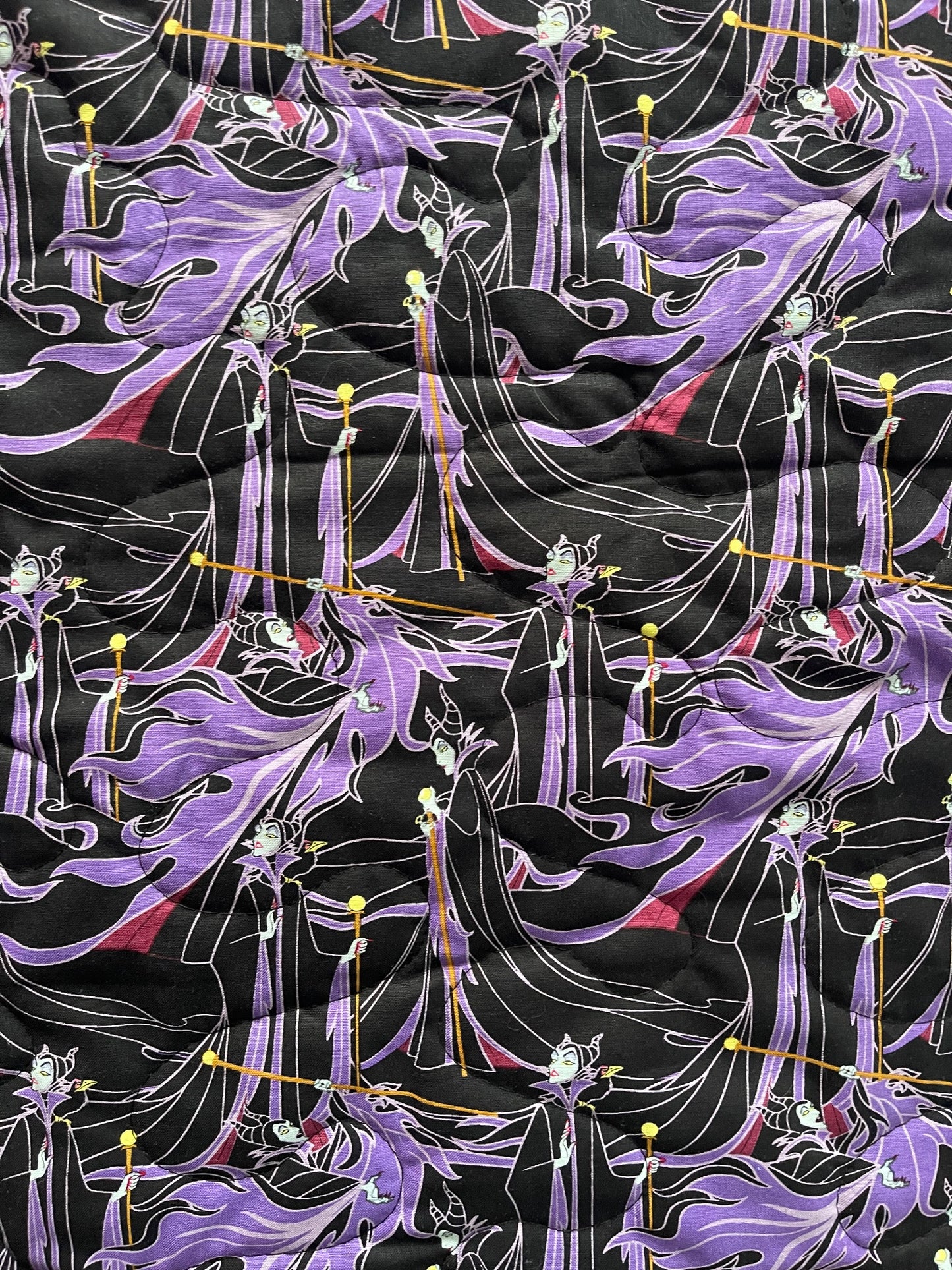 DISNEY SLEEPING BEAUTY VILLAIN MALEFICENT INSPIRED QUILTED BLANKET