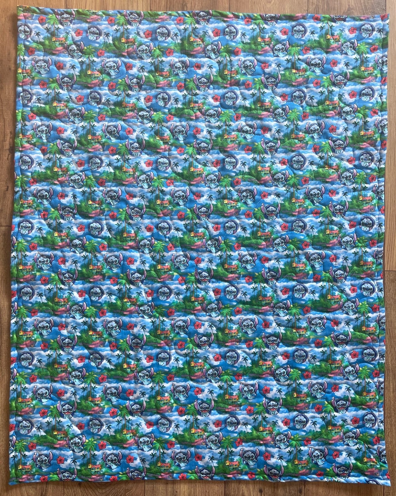 LILO & STITCH HAWAIIAN NIGHTS INSPIRED Quilted Blanket