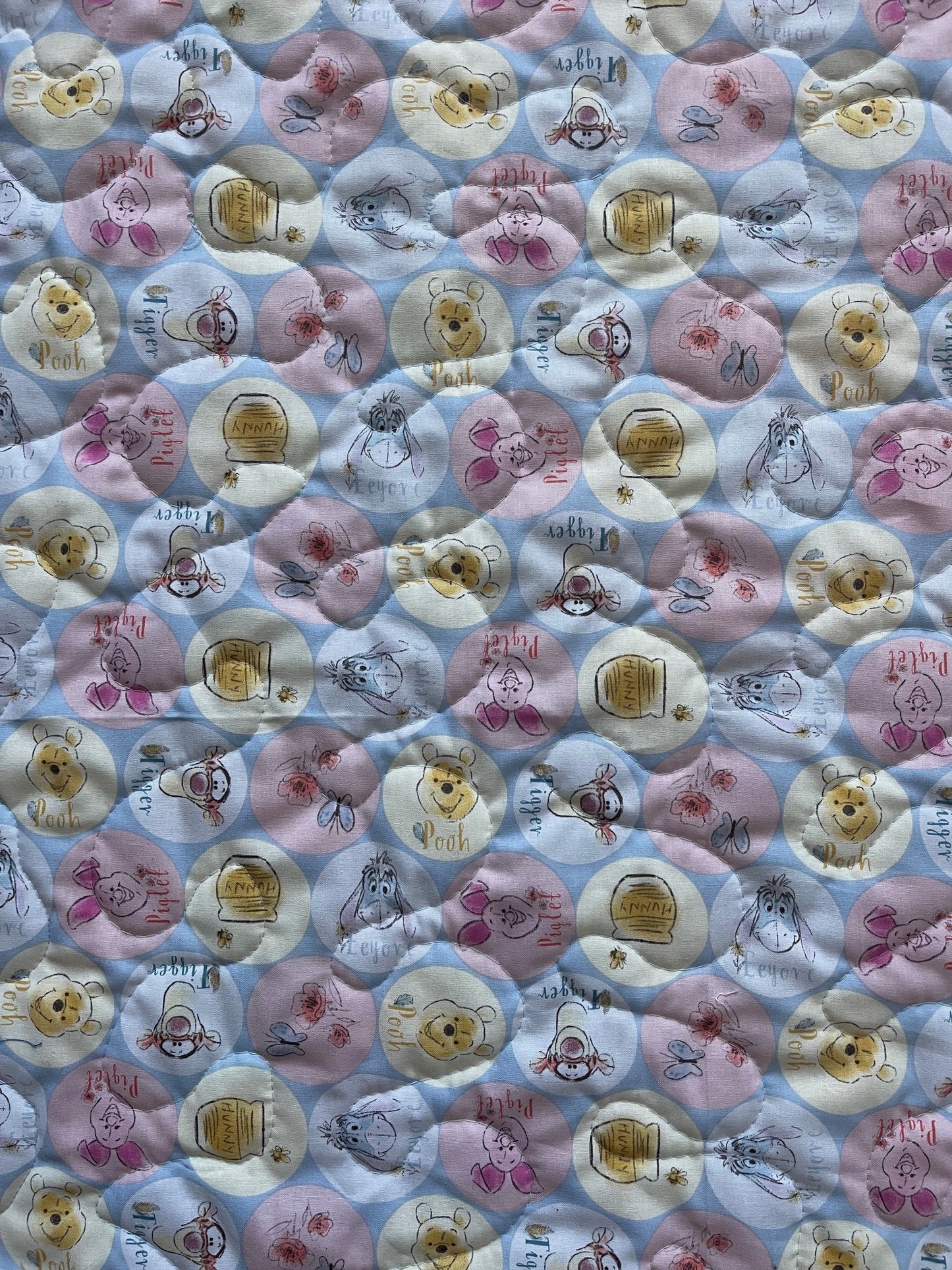 WINNIE THE POOH, TIGGER, EEYORE & PIGLET BLOCKS Inspired Quilted Blanket