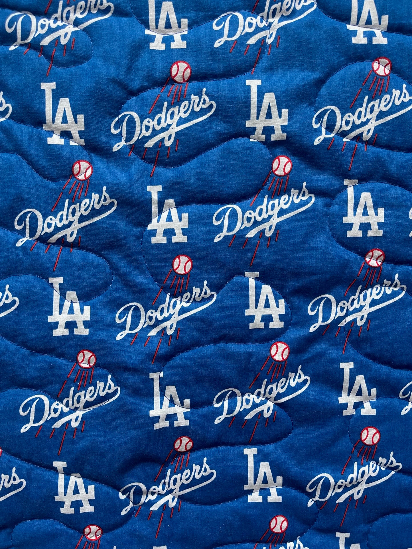 LOS ANGELES DODGERS BASEBALL QUILTED BLANKET