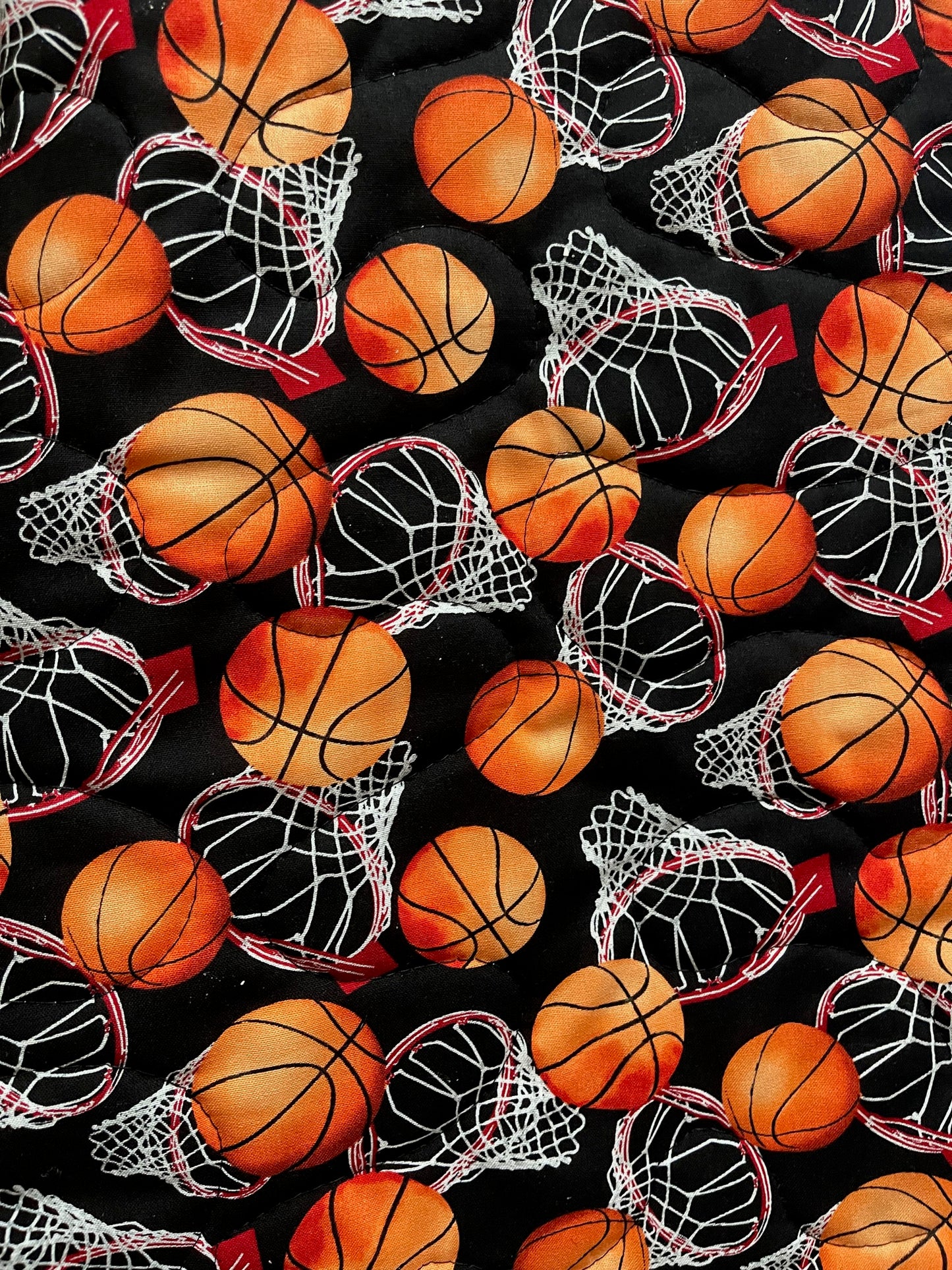 NBA LOS ANGELES LAKERS BASKETBALL QUILTED BLANKET