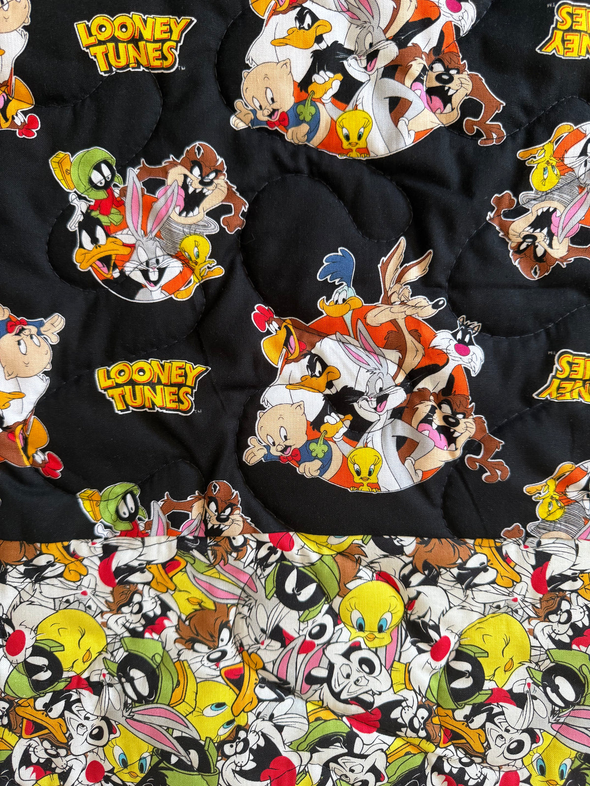 LOONEY TUNES CARTOON Inspired Quilted Blanket