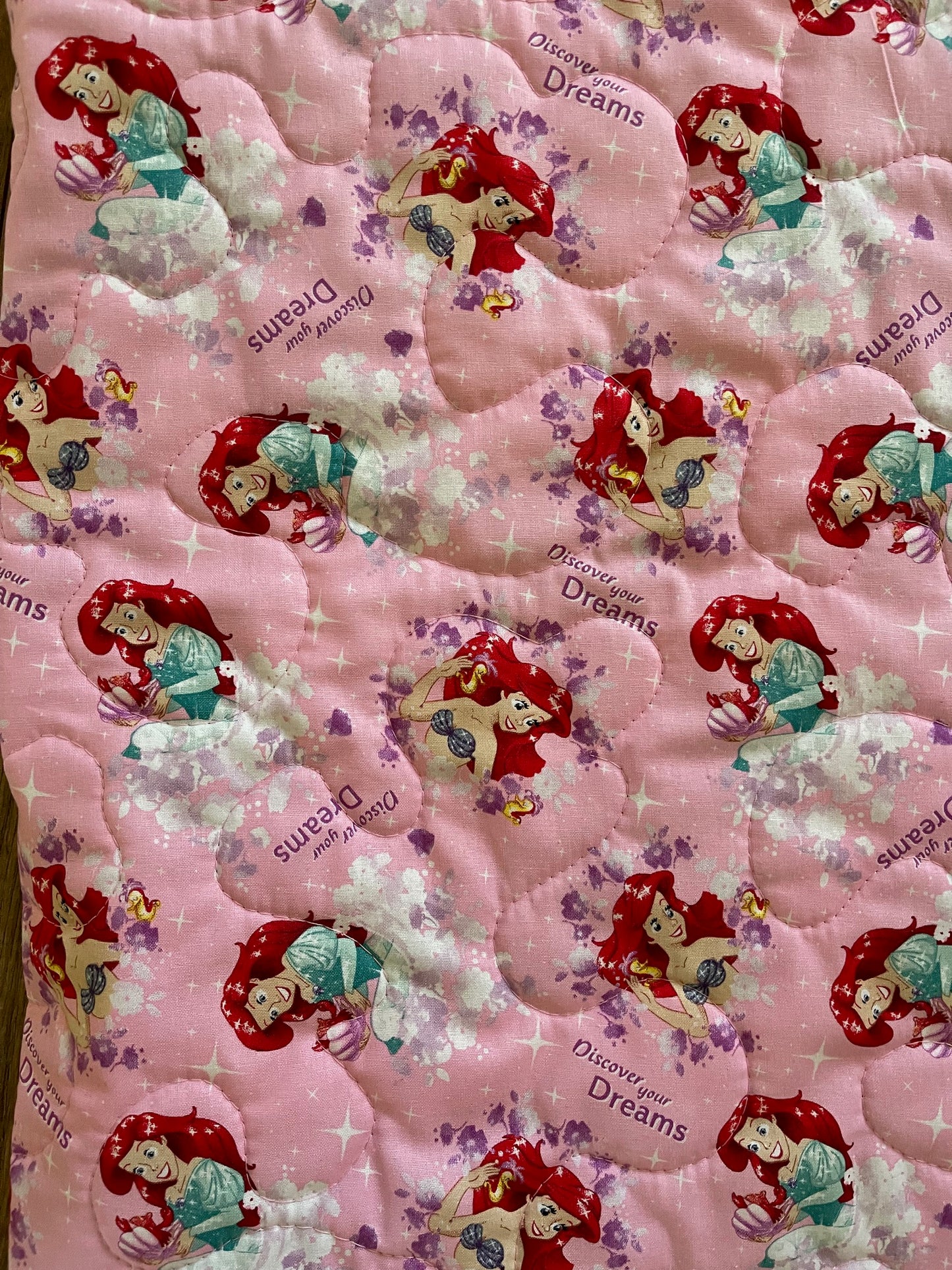 LITTLE MERMAID *ARIEL* Inspired Quilted Blanket