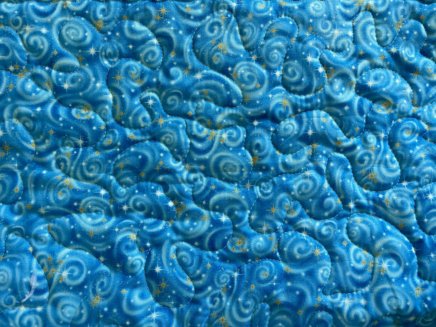 CINDERELLA Inspired Quilted Blanket 36"x44" CLOCK STRIKES MIDNIGHT Digital Printed Fabric