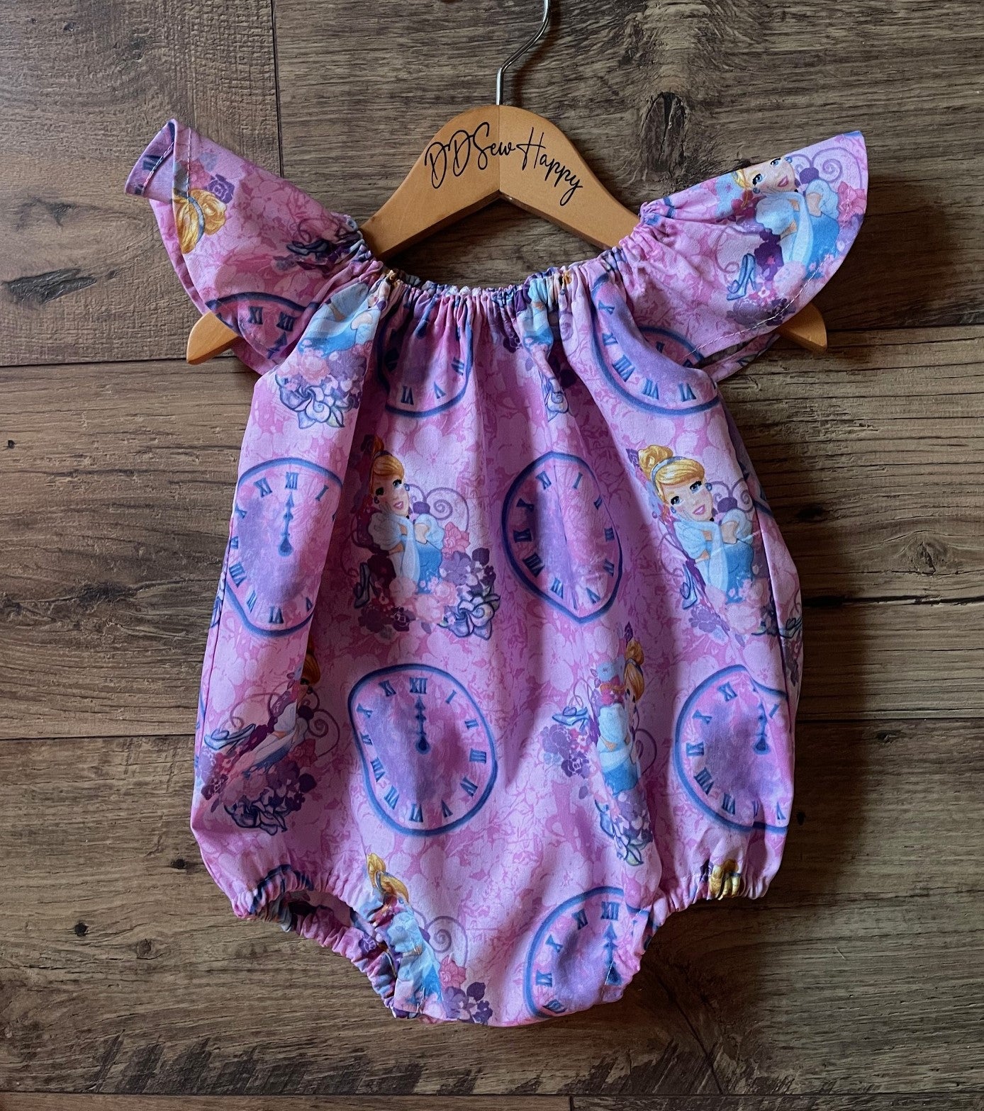 Infant & Toddler Girl's CLASSIC CINDERELLA Inspired Boho Style One Piece Romper