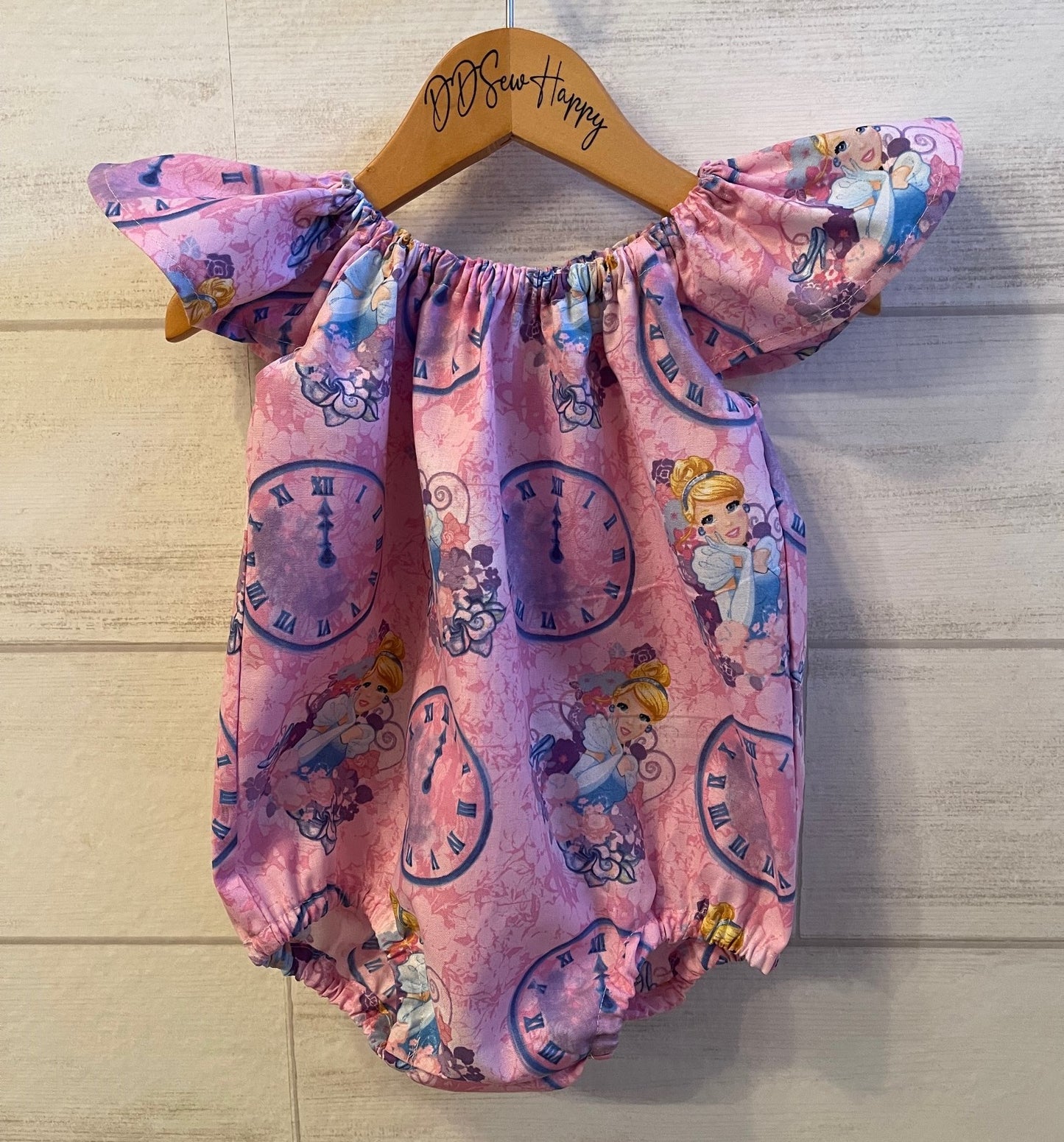 Infant & Toddler Girl's CLASSIC CINDERELLA Inspired Boho Style One Piece Romper