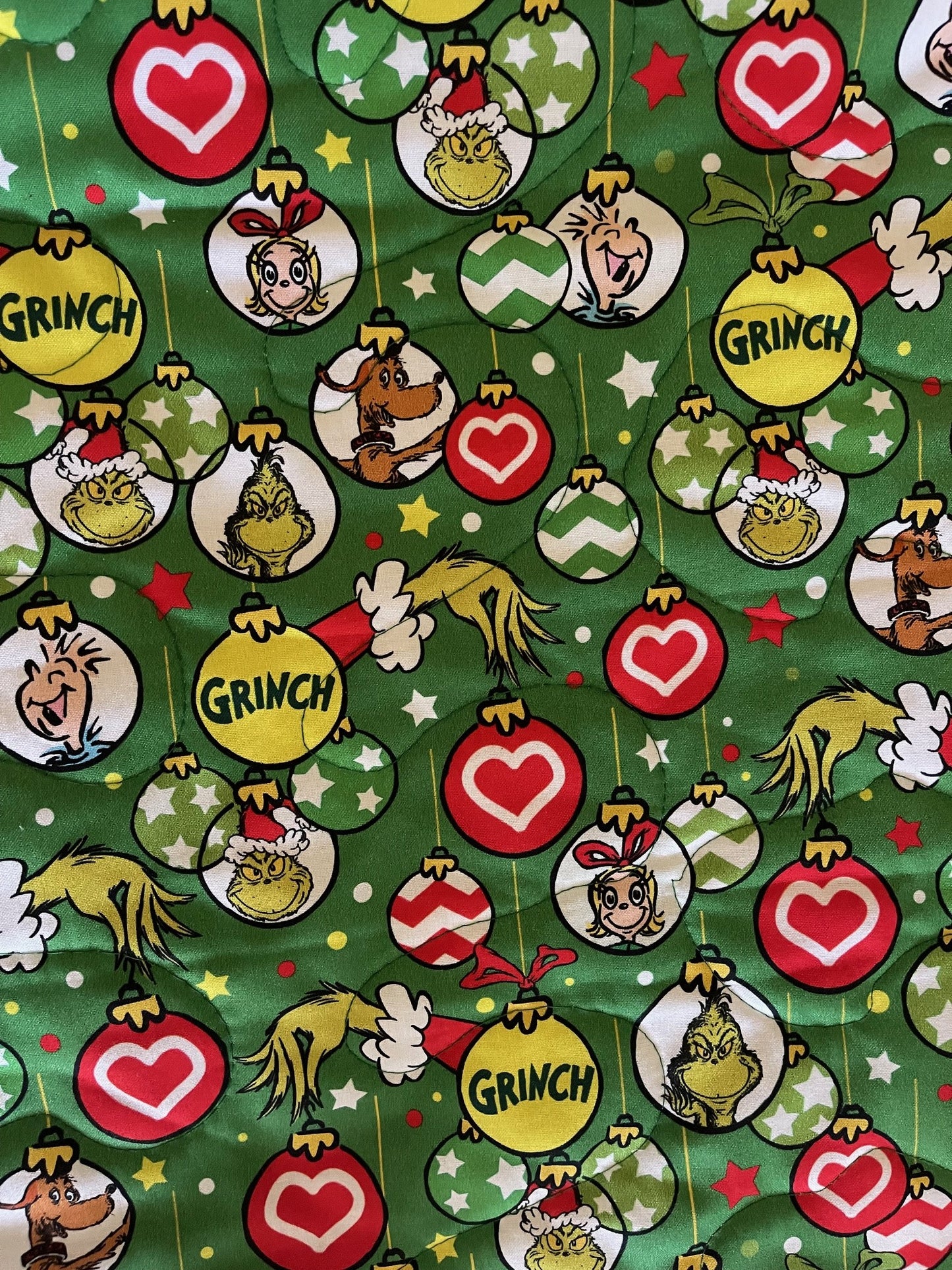 DR. SEUSS HOW THE GRINCH STOLE CHRISTMAS WHO-VILLE Inspired Quilted Blanket