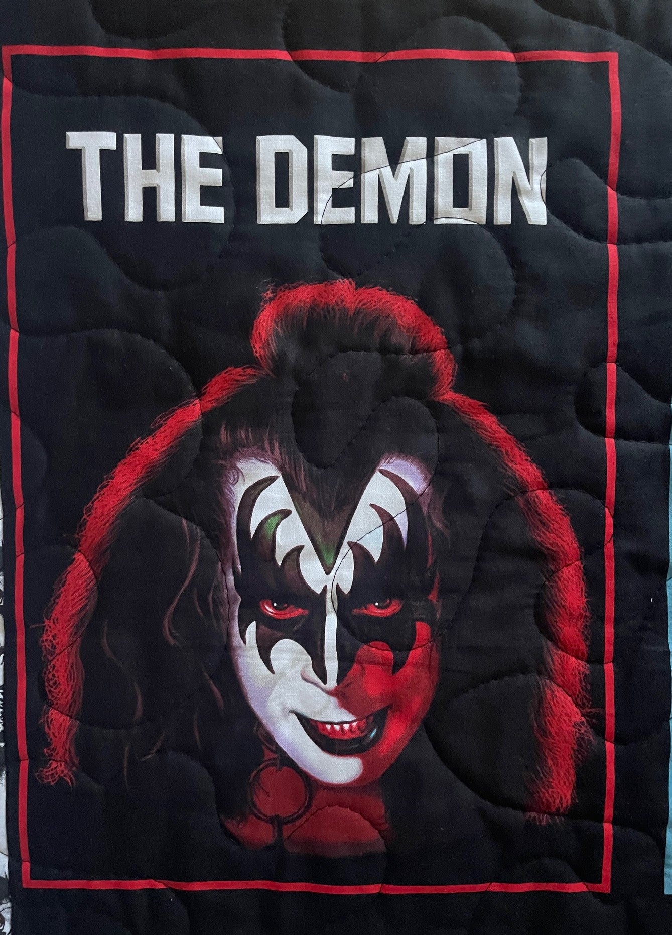 KISS ROCK BAND *LIVE IN CONCERT* Inspired Quilted Blanket