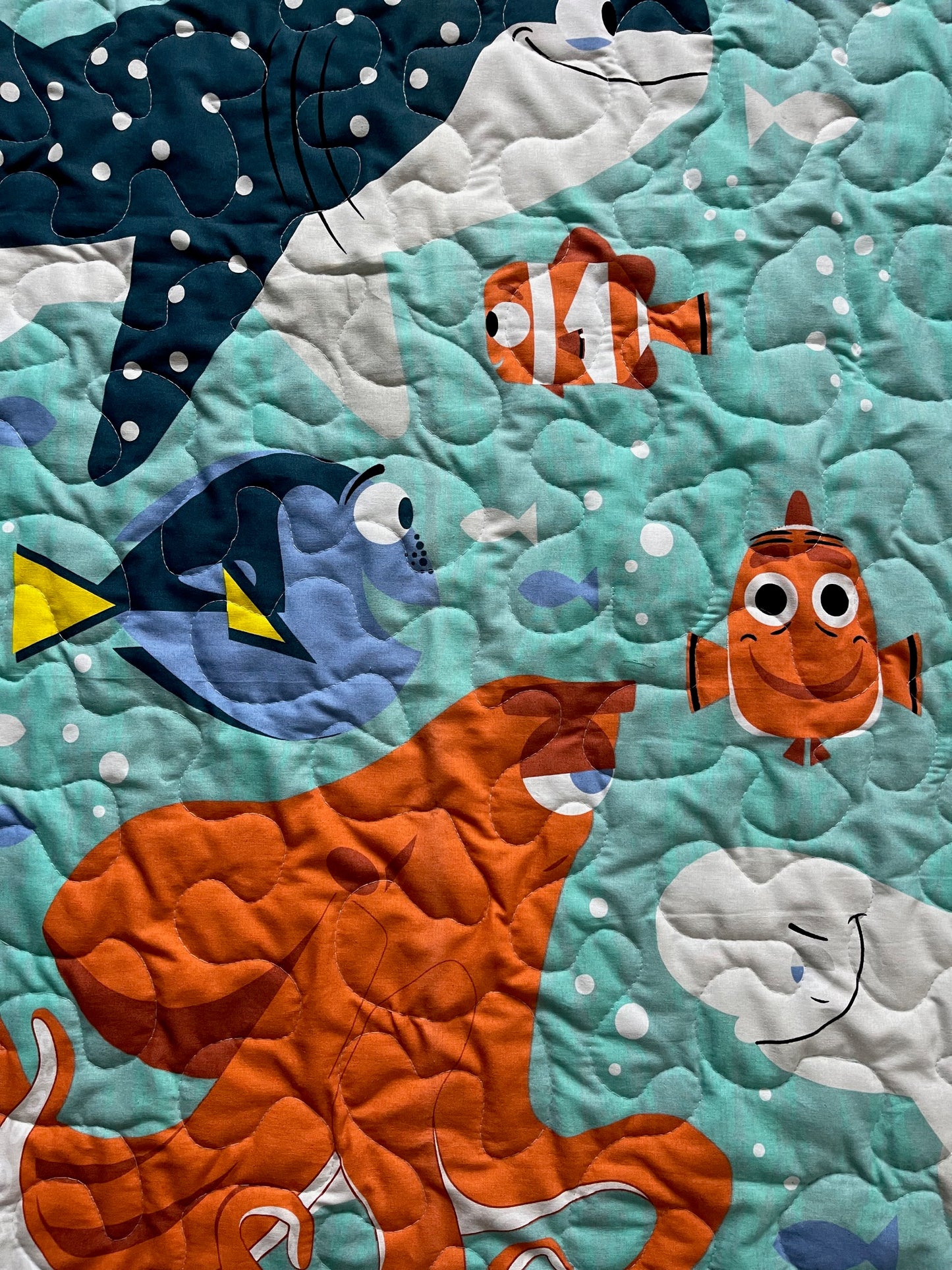 FINDING DORY NEMO INSPIRED BEST FRIENDS QUILTED BLANKET