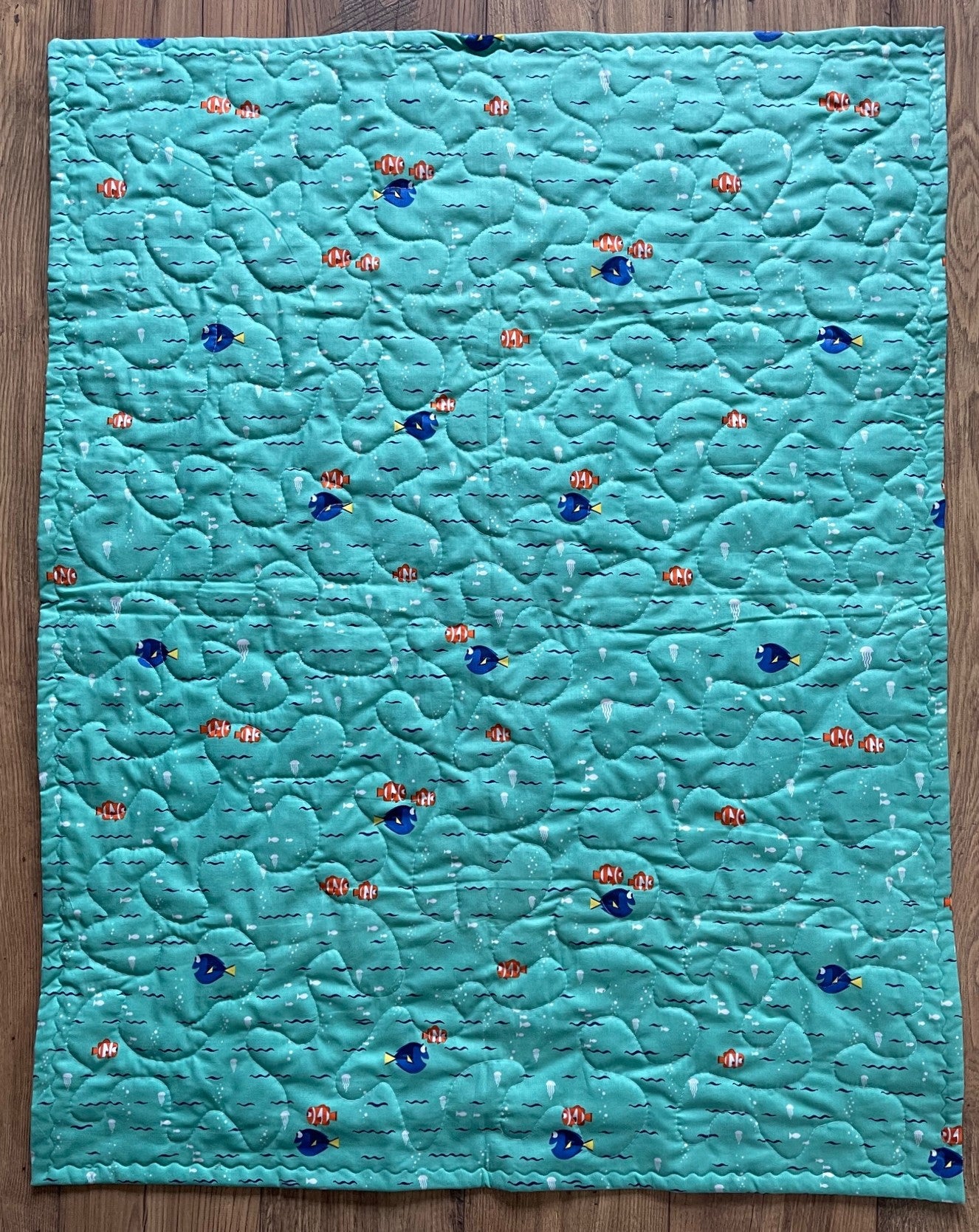 FINDING DORY NEMO INSPIRED BEST FRIENDS QUILTED BLANKET