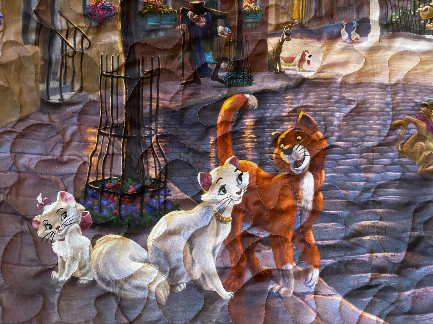 THE ARISTOCATS WALT DISNEY PRODUCTIONS INSPIRED QUILTED BLANKET