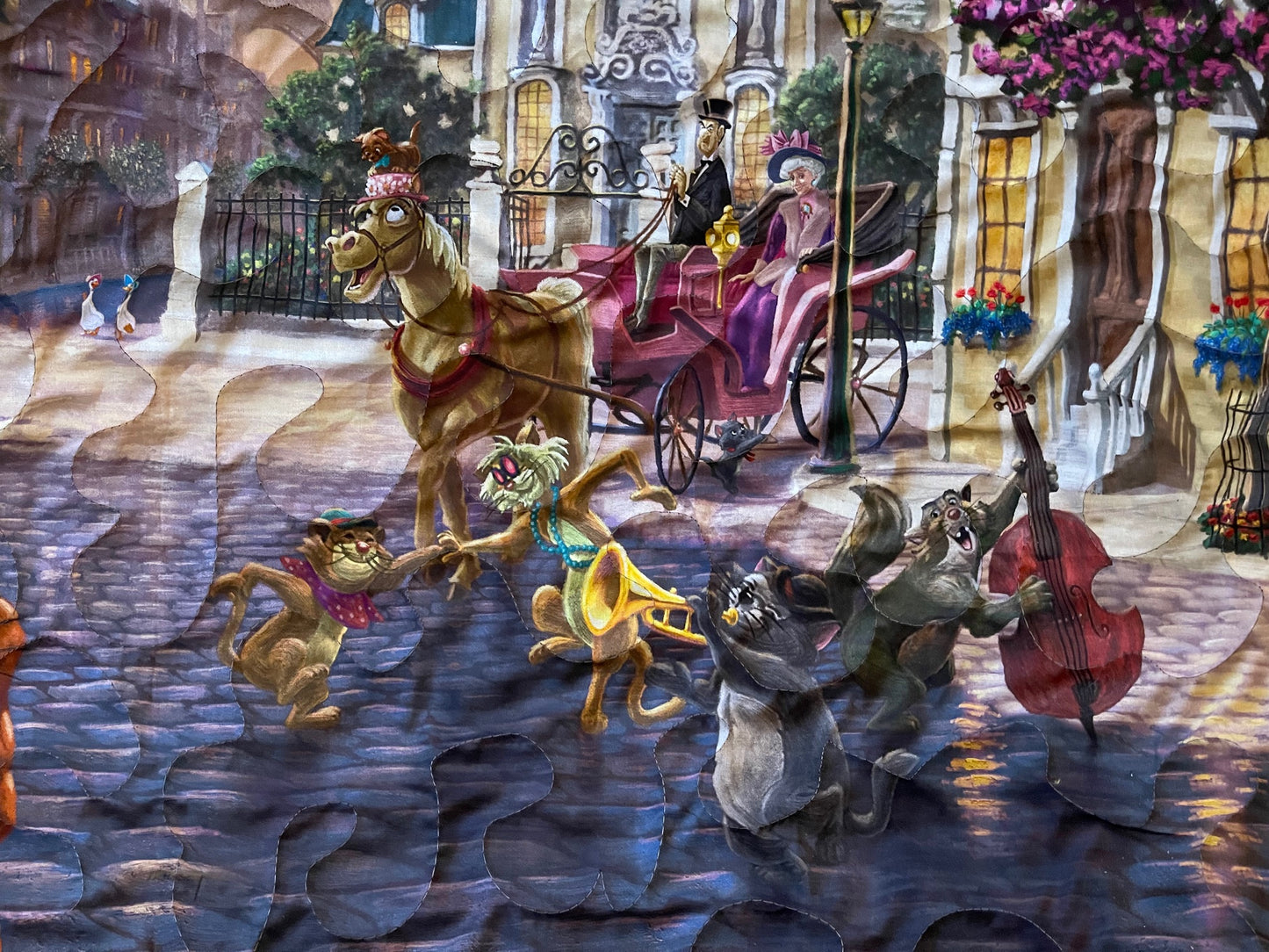THE ARISTOCATS WALT DISNEY PRODUCTIONS INSPIRED QUILTED BLANKET