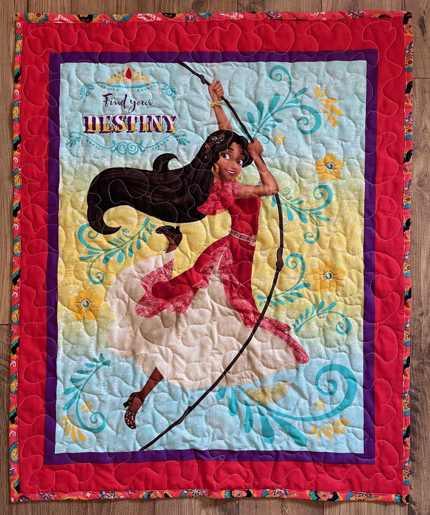 PRINCESS ELENA OF AVALOR Inspired FIND YOUR DESTINY 36"x44" QUILTED BLANKET