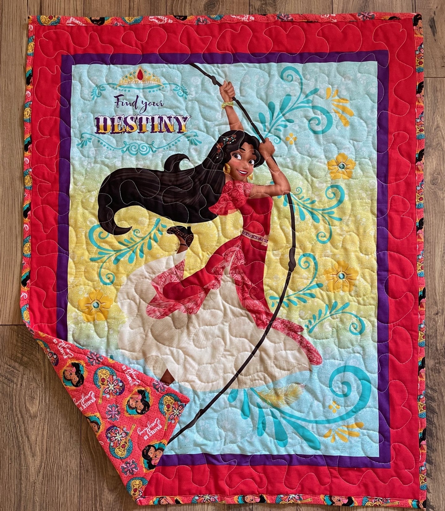 PRINCESS ELENA OF AVALOR Inspired FIND YOUR DESTINY 36"x44" QUILTED BLANKET
