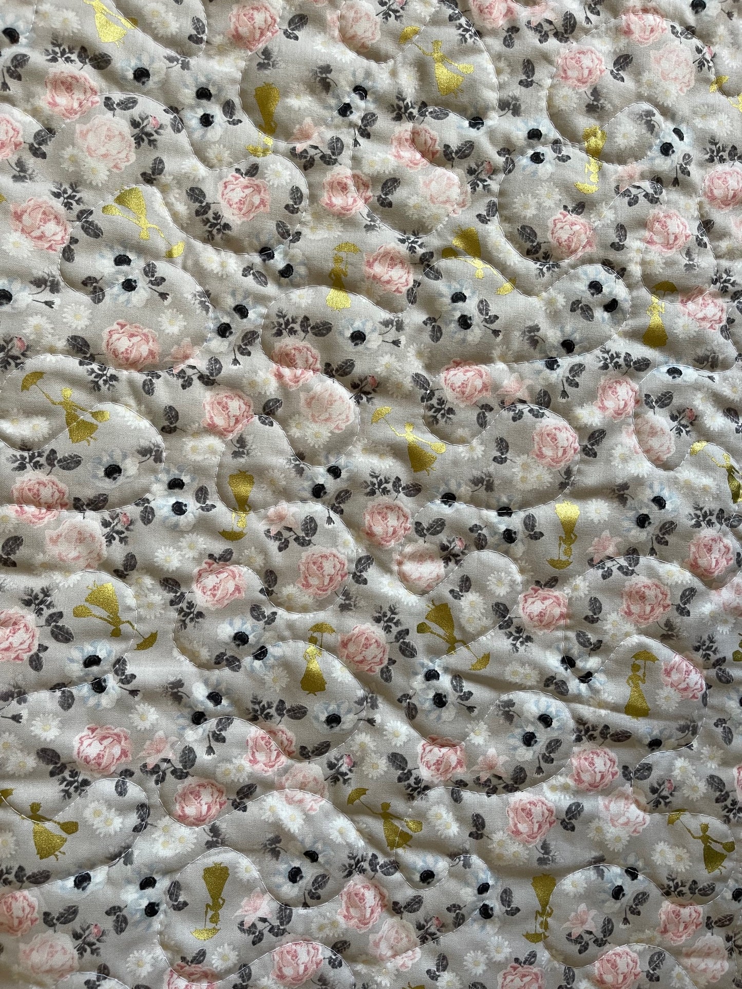 MARY POPPINS Inspired QUILTED BLANKET