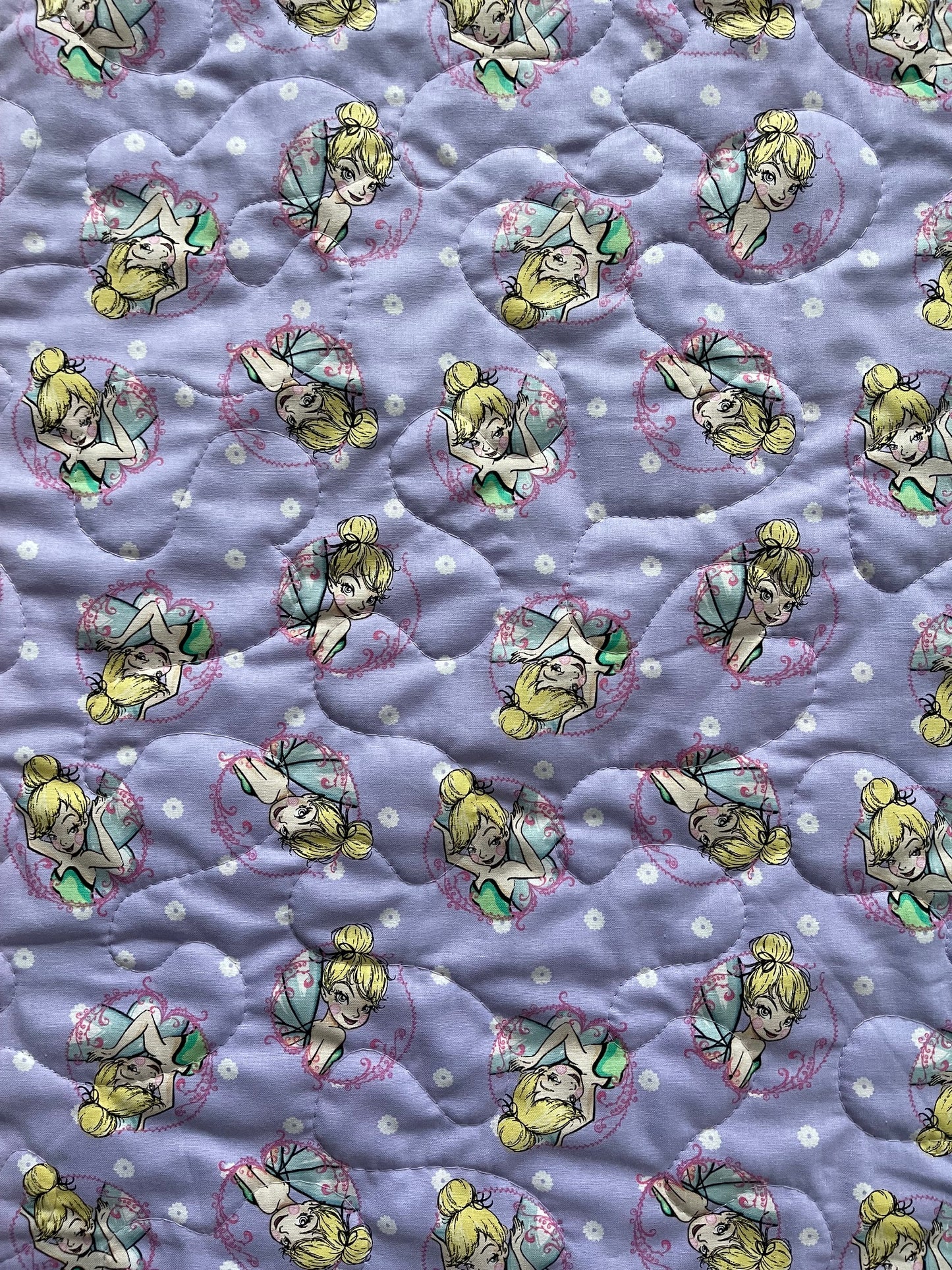 PETER PAN'S TINKER BELL Inspired 36"x44" Quilted Blanket
