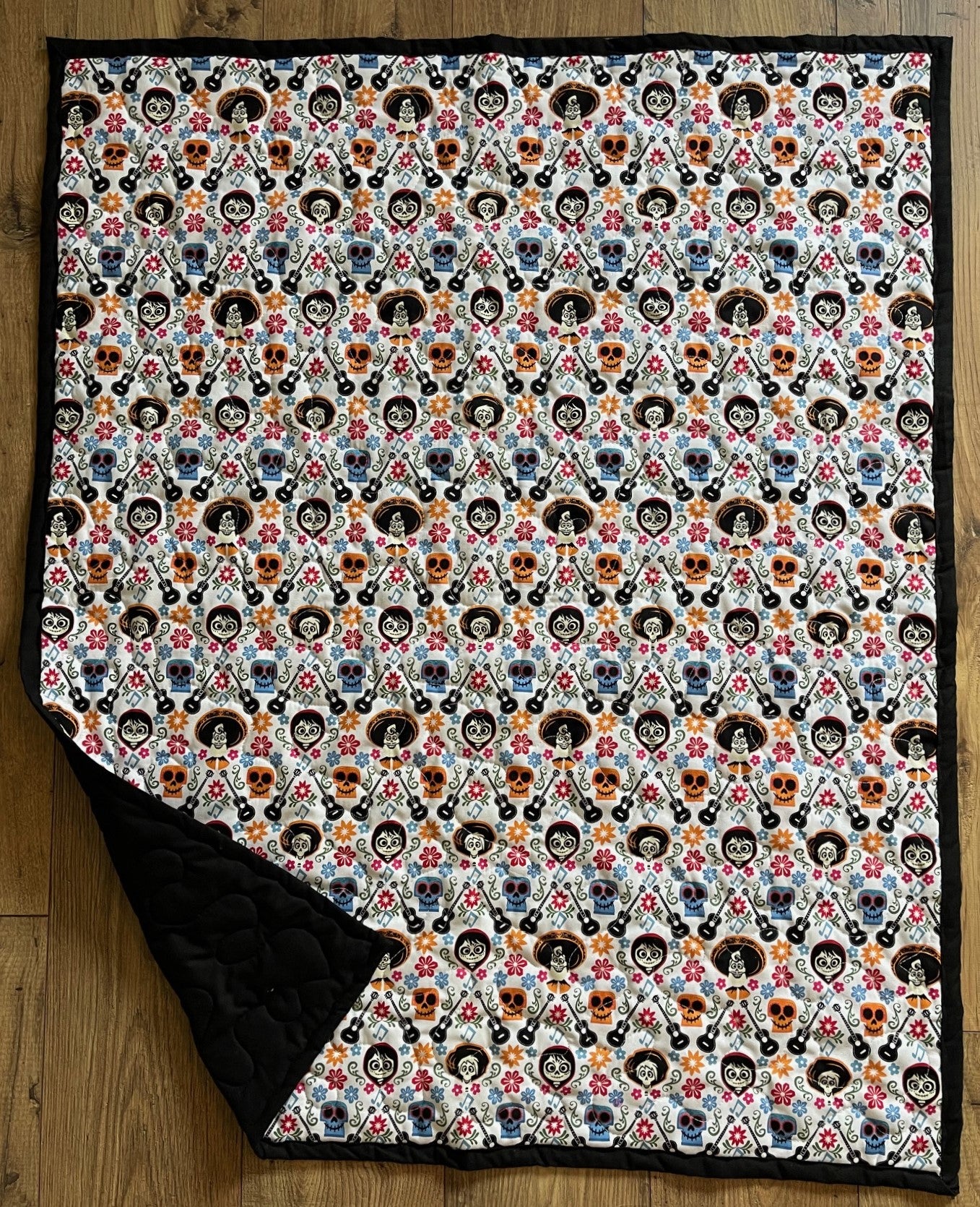 COCO CHARACTERS Día de los Muertos Day of the Dead Inspired QUILTED BLANKET