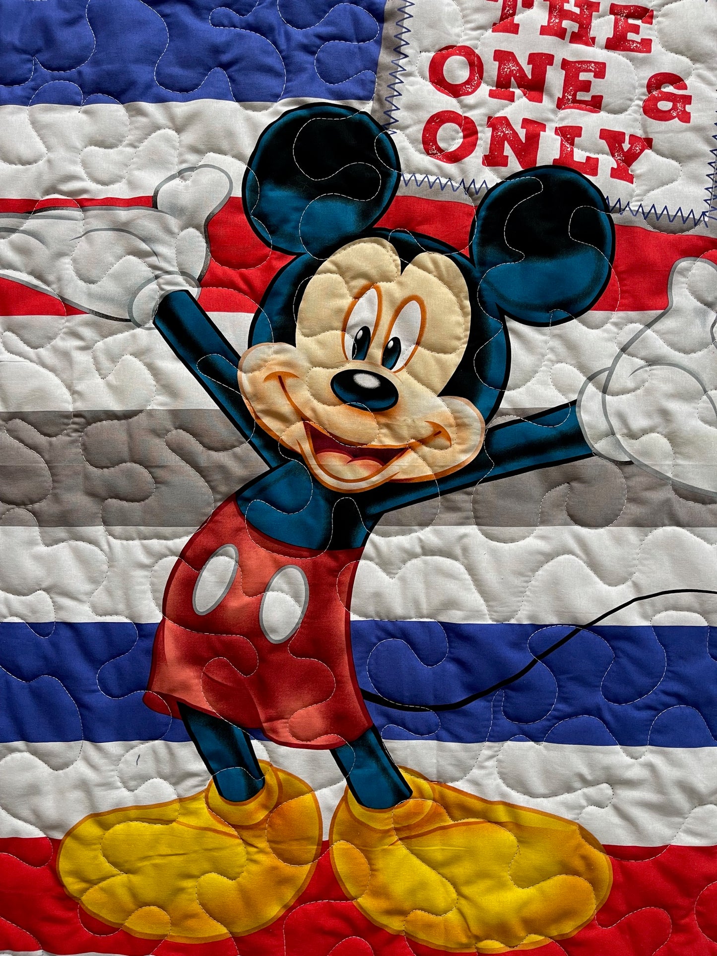 MICKEY MOUSE INSPIRED *THE ONE AND ONLY* QUILTED BLANKET
