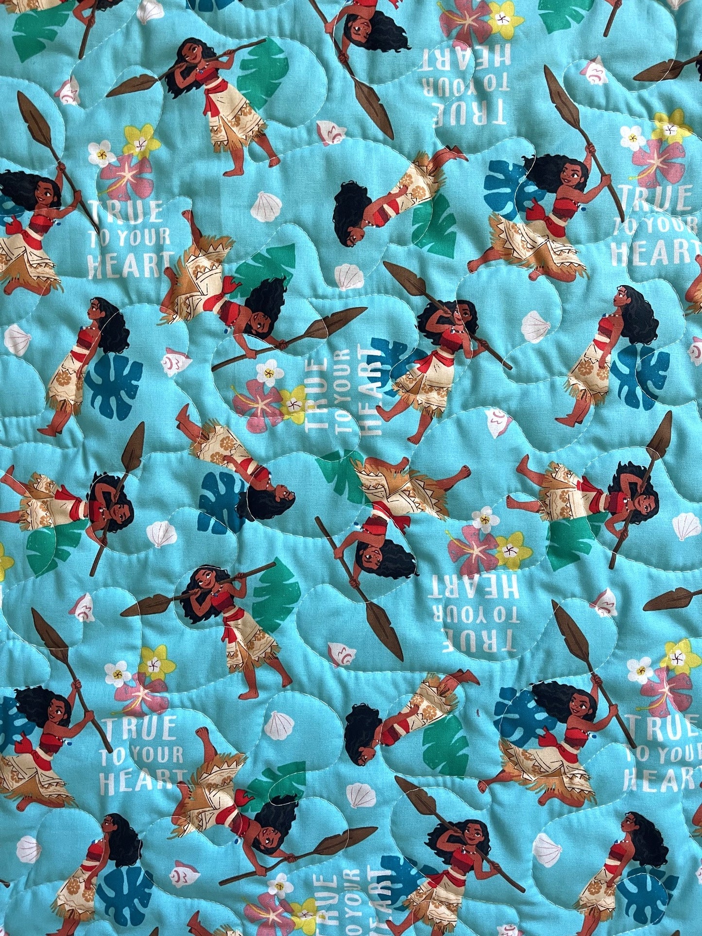 MOANA "TRUE TO YOURSELF" QUILTED BLANKET