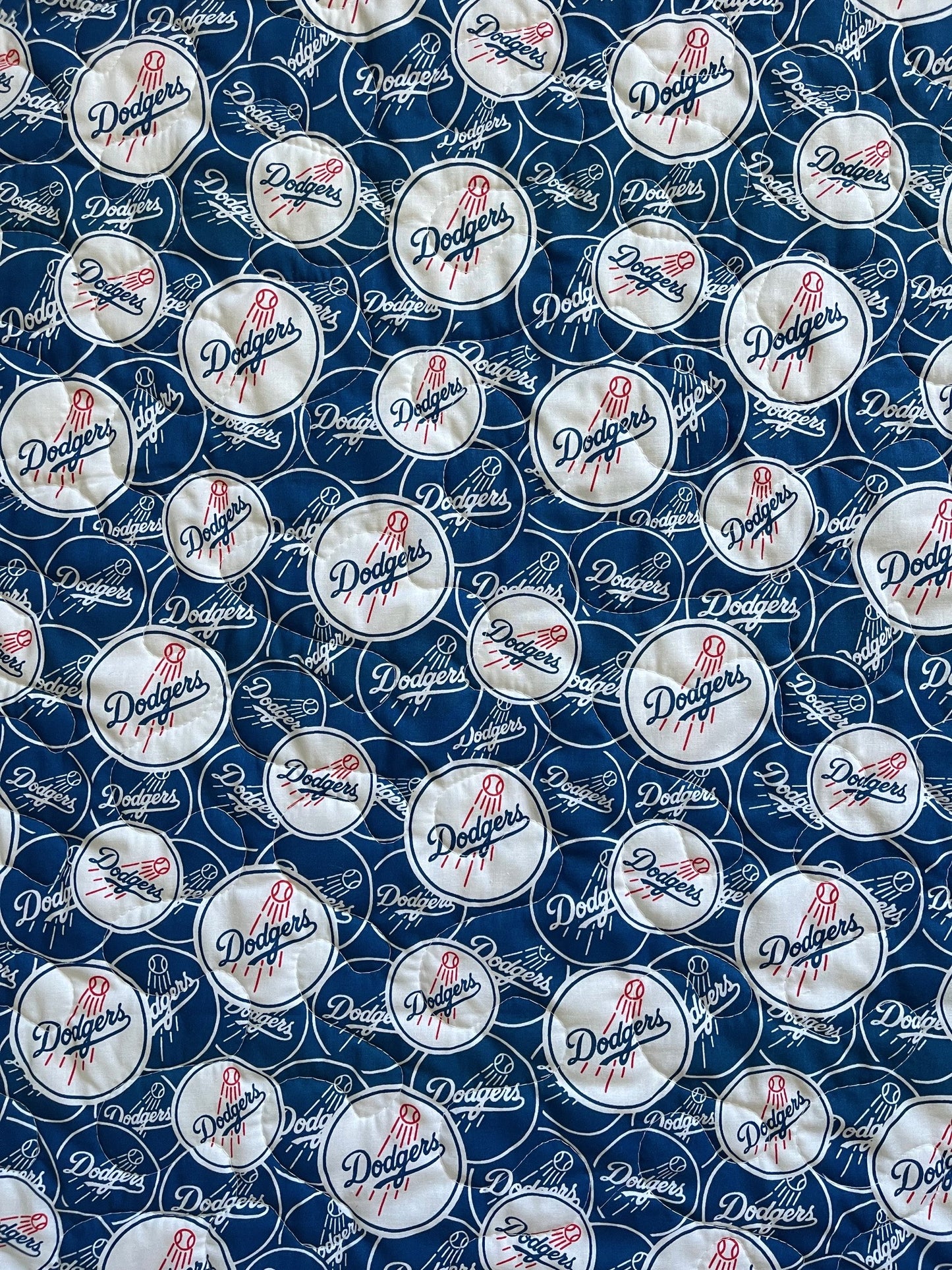 LOS ANGELES DODGERS BASEBALL QUILTED BLANKET