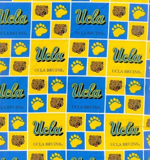 UCLA BRUINS FABRIC CAT AND DOG BANDANAS Easy Slide over Collar