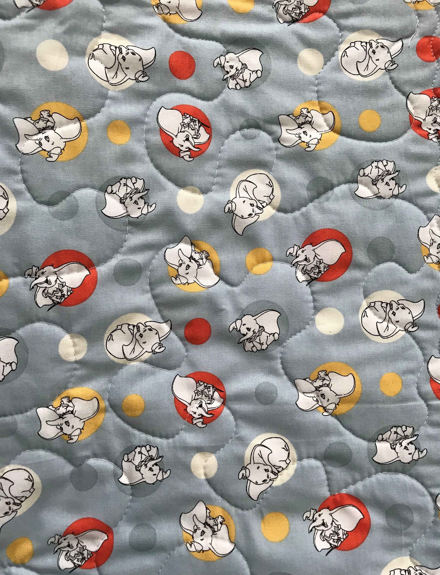 DUMBO ELEPHANT CIRCUS Inspired Quilted Blanket