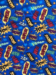 SUPERHEROES DC BABIES IN TRAINING Quilted Blanket