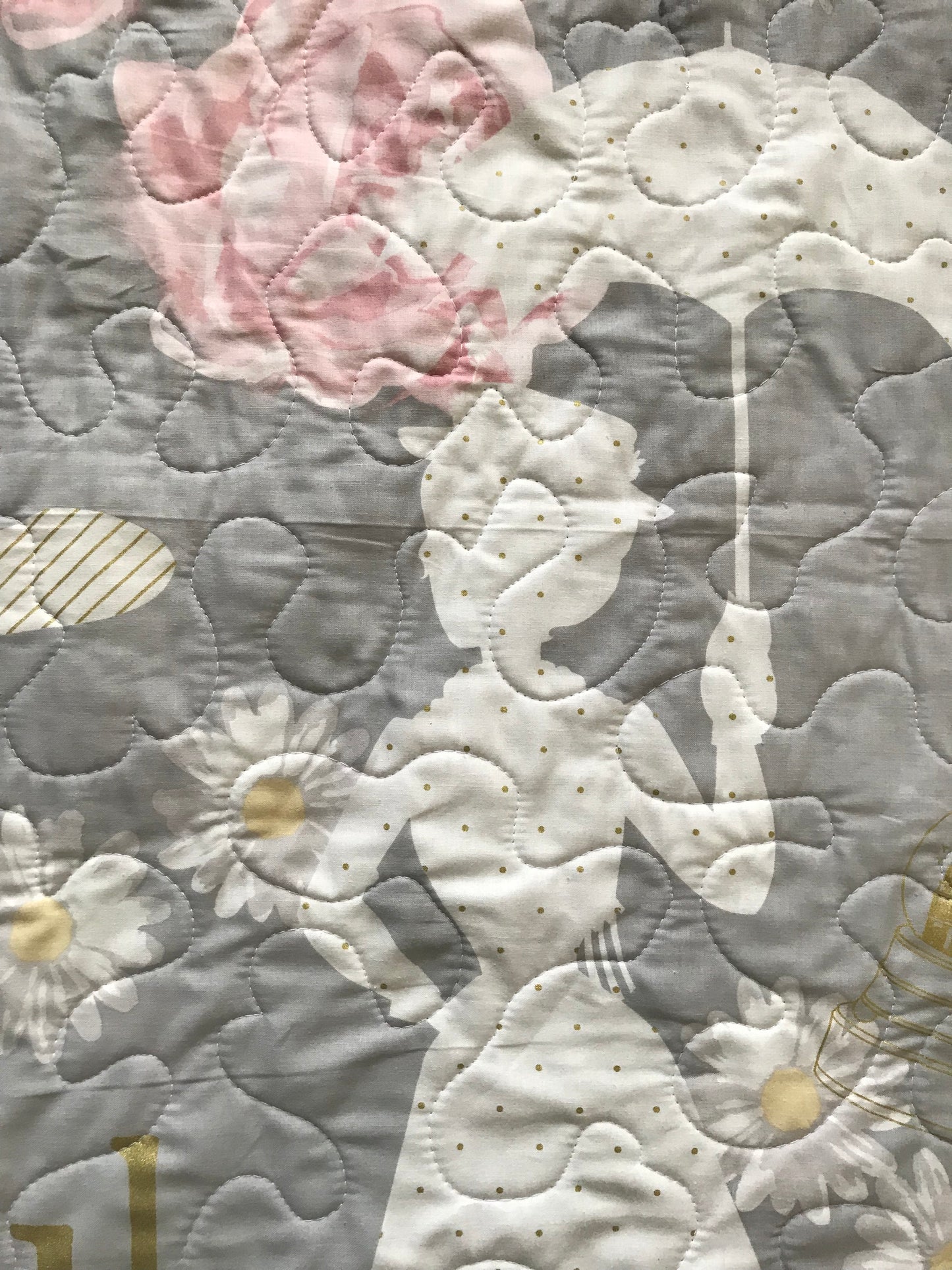 MARY POPPINS SPOONFUL OF SUGAR Inspired QUILTED BLANKET
