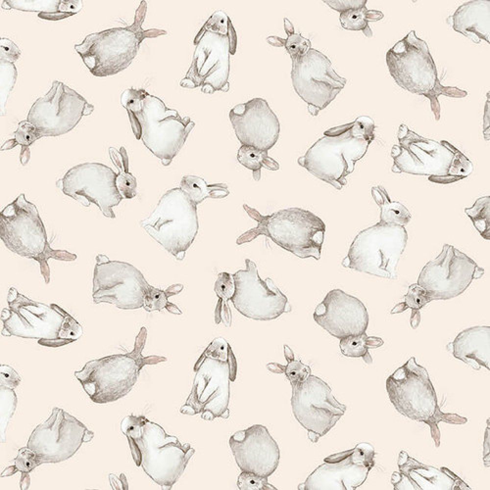 Baby Diaper Cover Bunny Rabbits Pale Blush Infant & Toddler Boho High Rise Bloomers