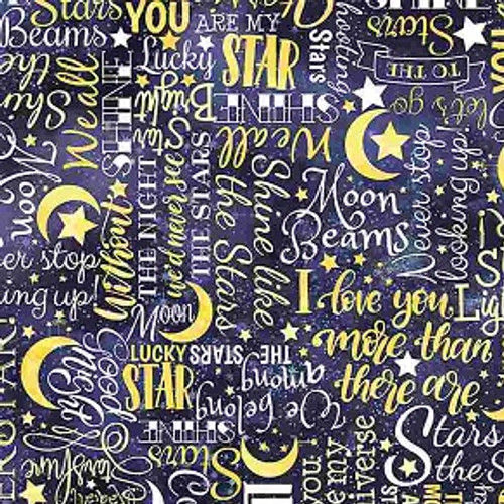 I LOVE YOU TO THE MOON AND BACK 36"X44" QUILTED BLANKET