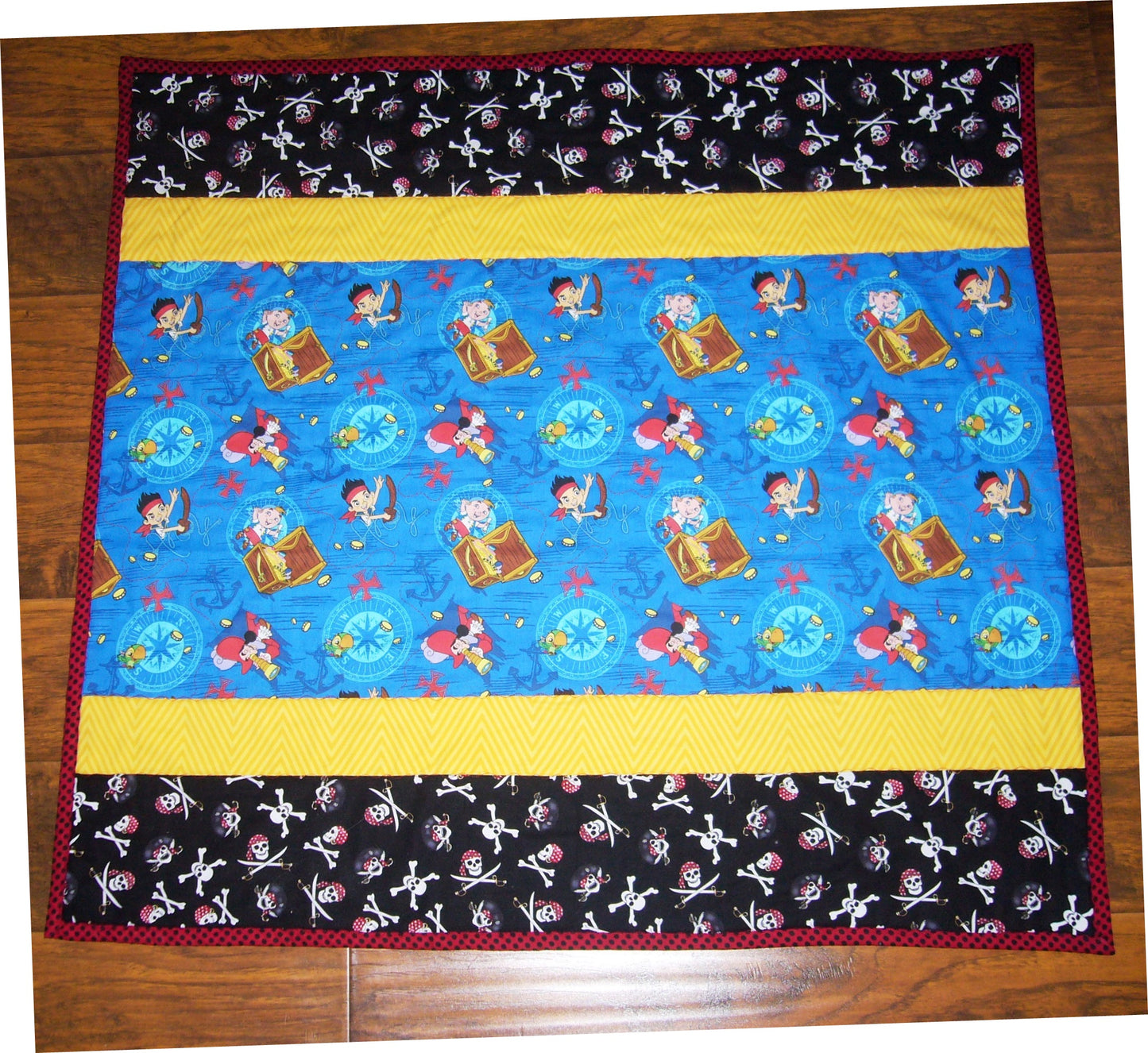 JAKE AND THE NEVER LAND PIRATES inspired Comforter Baby Nursery Child Toddler Bedding to Adult Lap Blanket