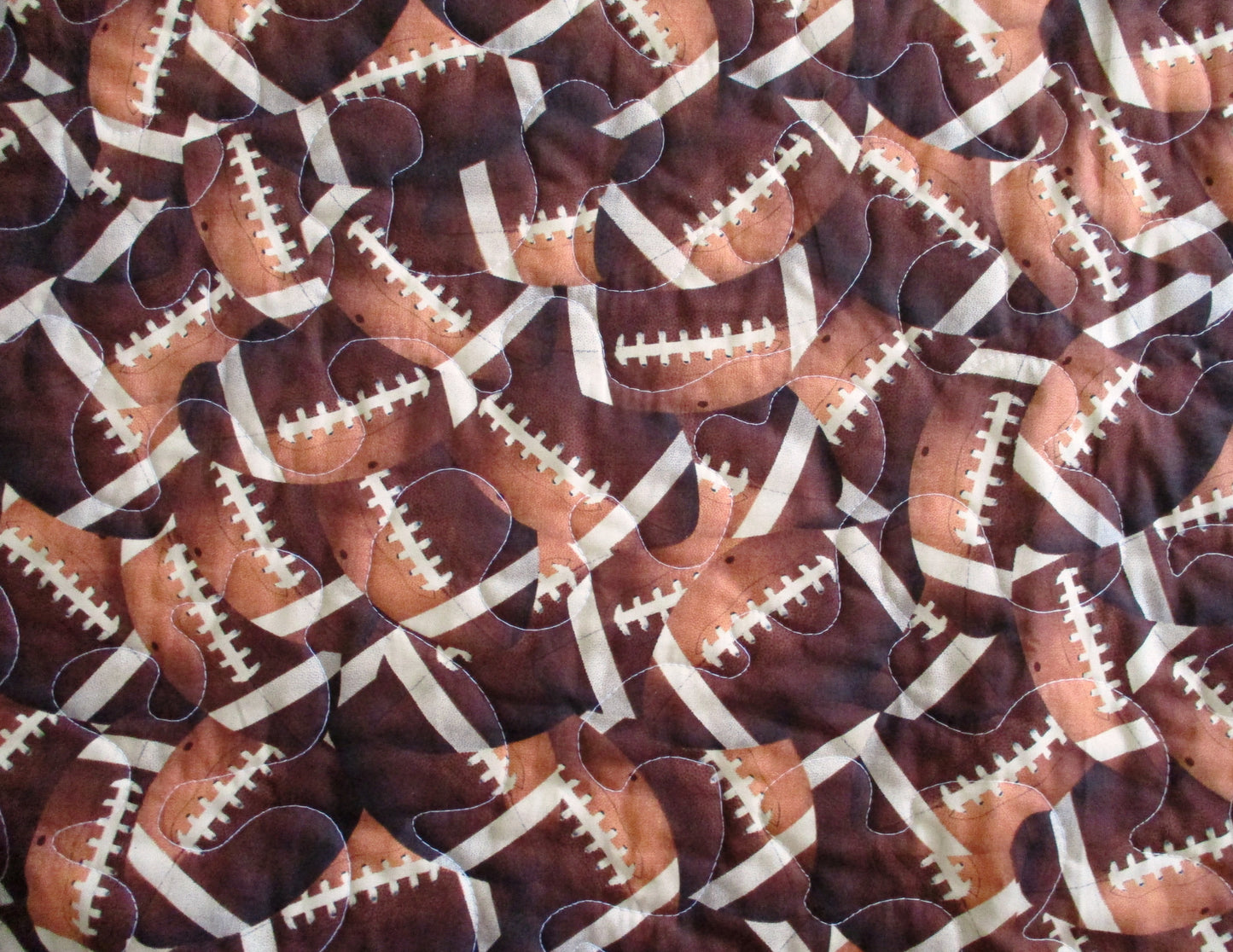SAN FRANSICO 49ERS FOOTBALL inspired Quilted Blanket SF 49ERS