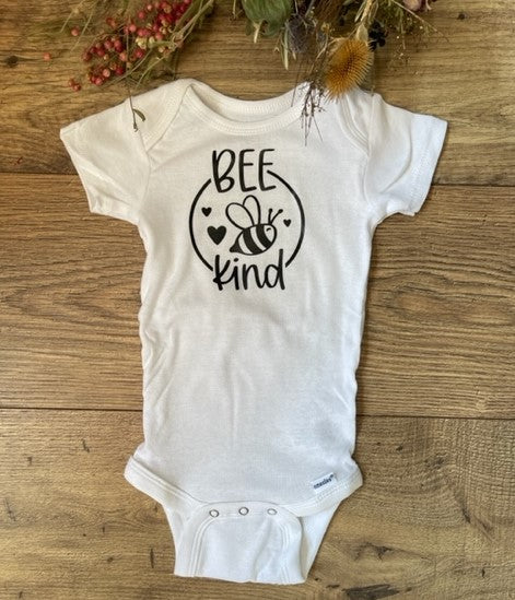 BEE KIND Boho Girls Infant Baby Onesie