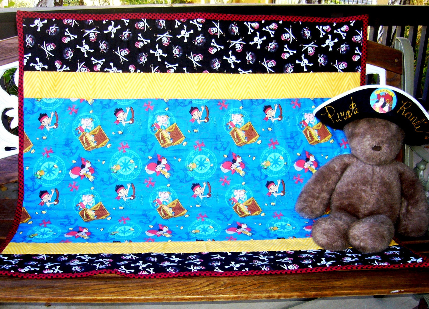 JAKE AND THE NEVER LAND PIRATES inspired Comforter Baby Nursery Child Toddler Bedding to Adult Lap Blanket