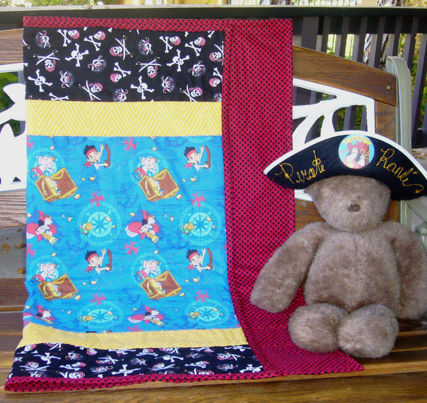 JAKE AND THE NEVER LAND PIRATES inspired Comforter Baby Nursery Child Toddler Bedding to Adult Lap Blanket