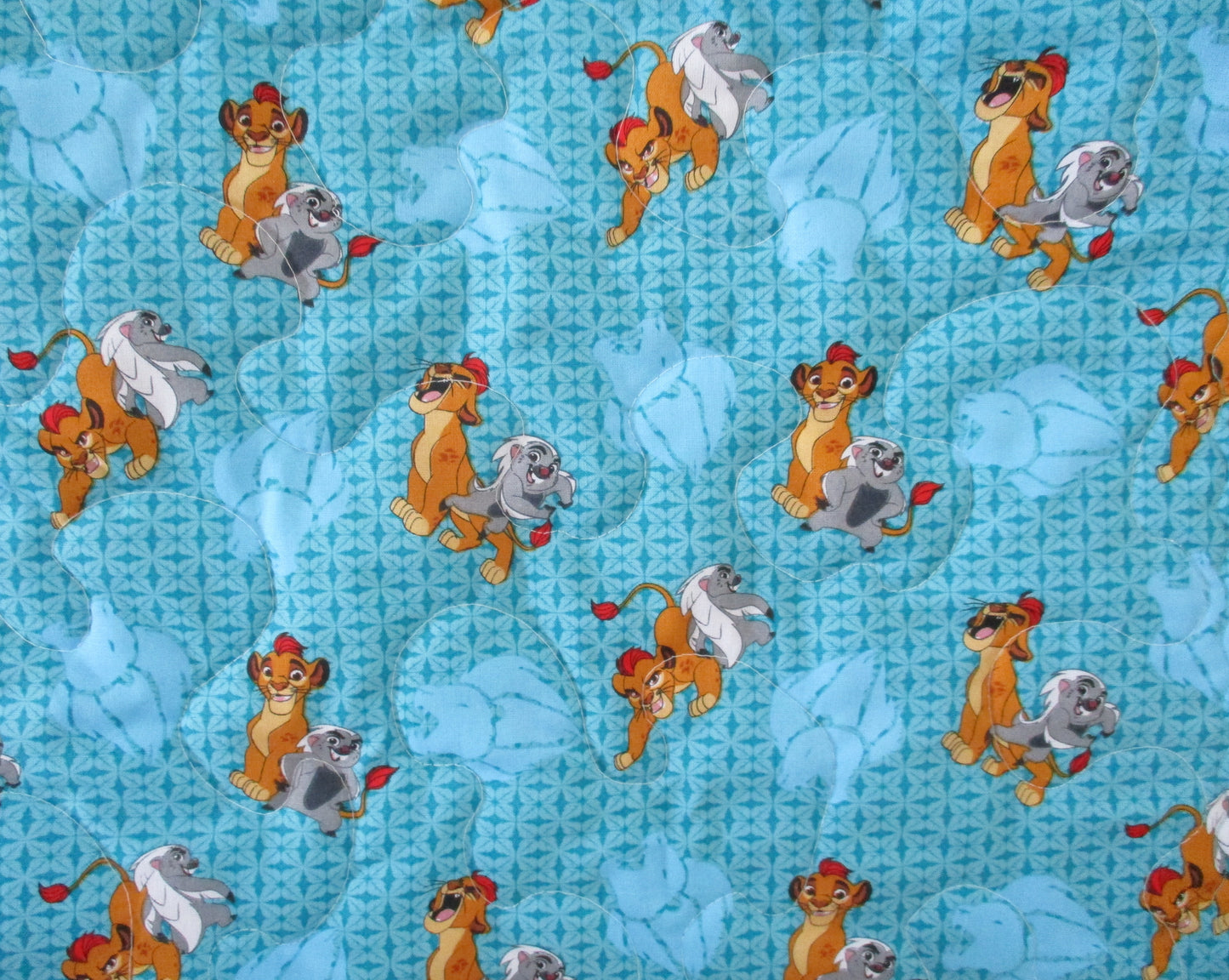THE LION KING SIMBA & NALA Inspired Quilted Blanket