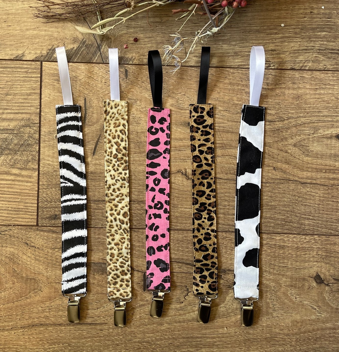 Pacifier Clips Teether Toy Leash Variety of Fabrics