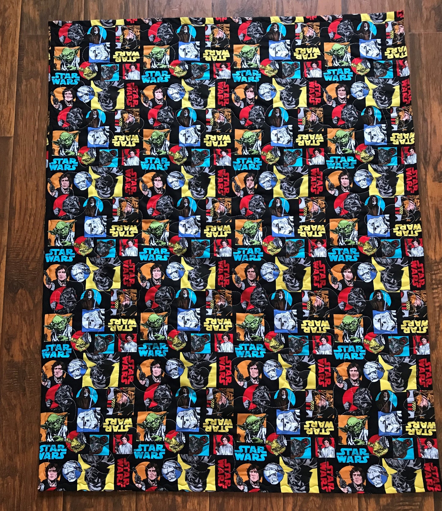 STAR WARS HAN SOLO INSPIRED QUILTED BLANKET